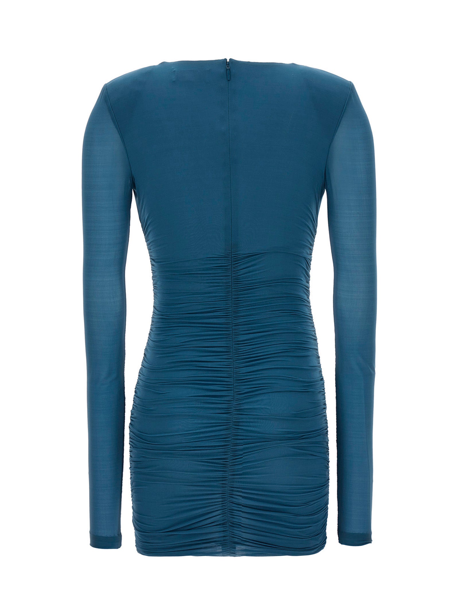 Saint Laurent Draped Jersey Dress