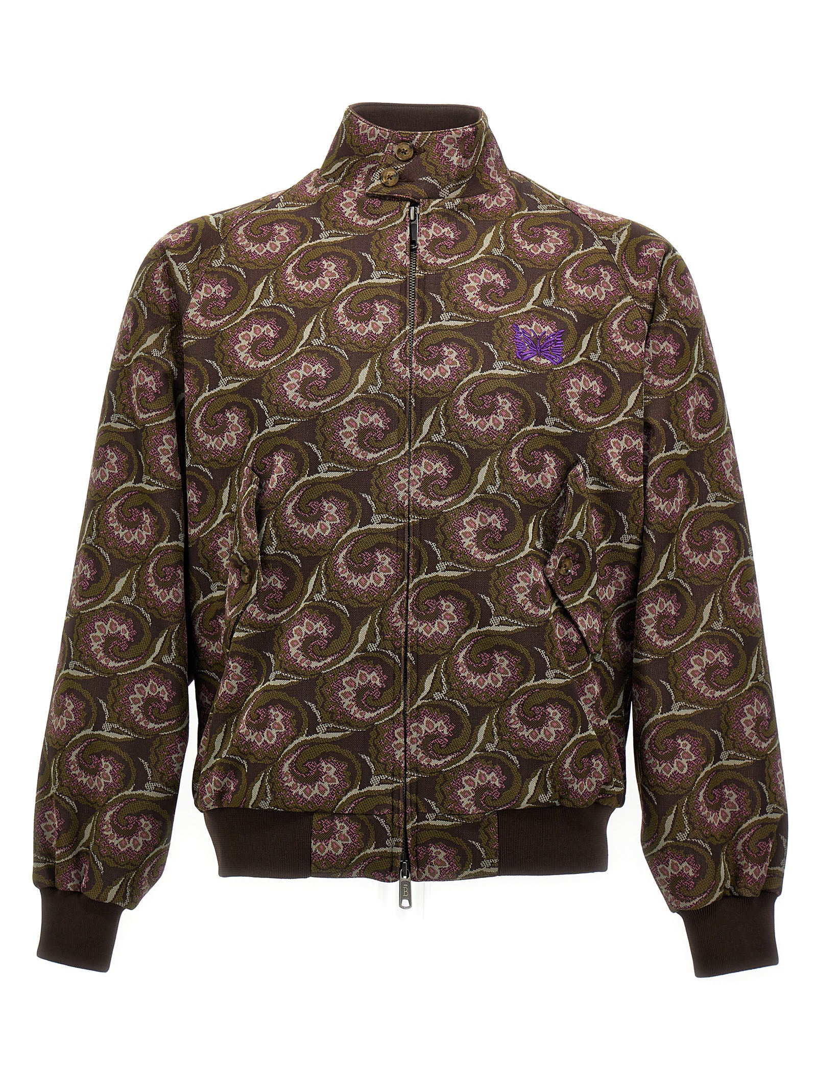 Baracuta 'Jacquard Needles' Bomber Jacket