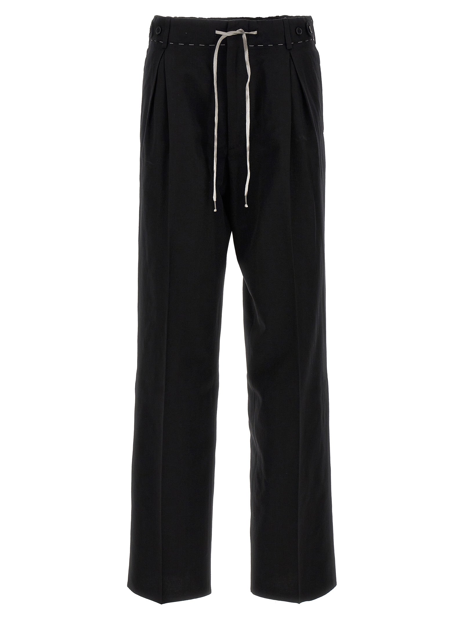 Maison Margiela Drawstring Pants With Darts