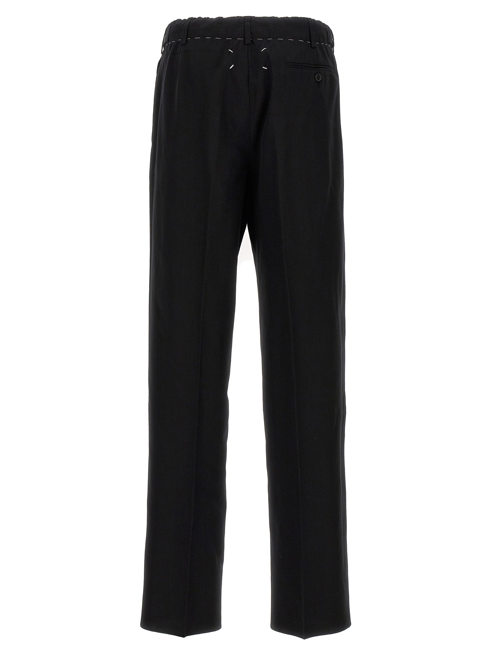 Maison Margiela Drawstring Pants With Darts