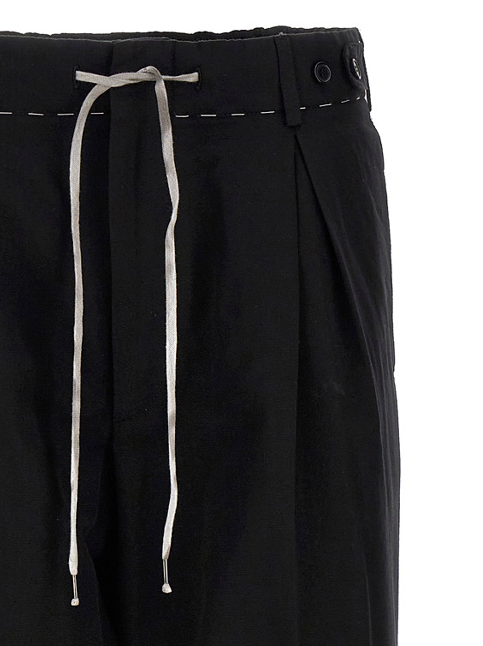 Maison Margiela Drawstring Pants With Darts