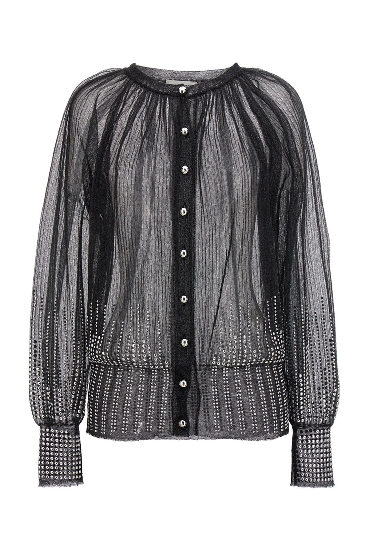 Paco Rabanne Cardigan Mesh Borchie