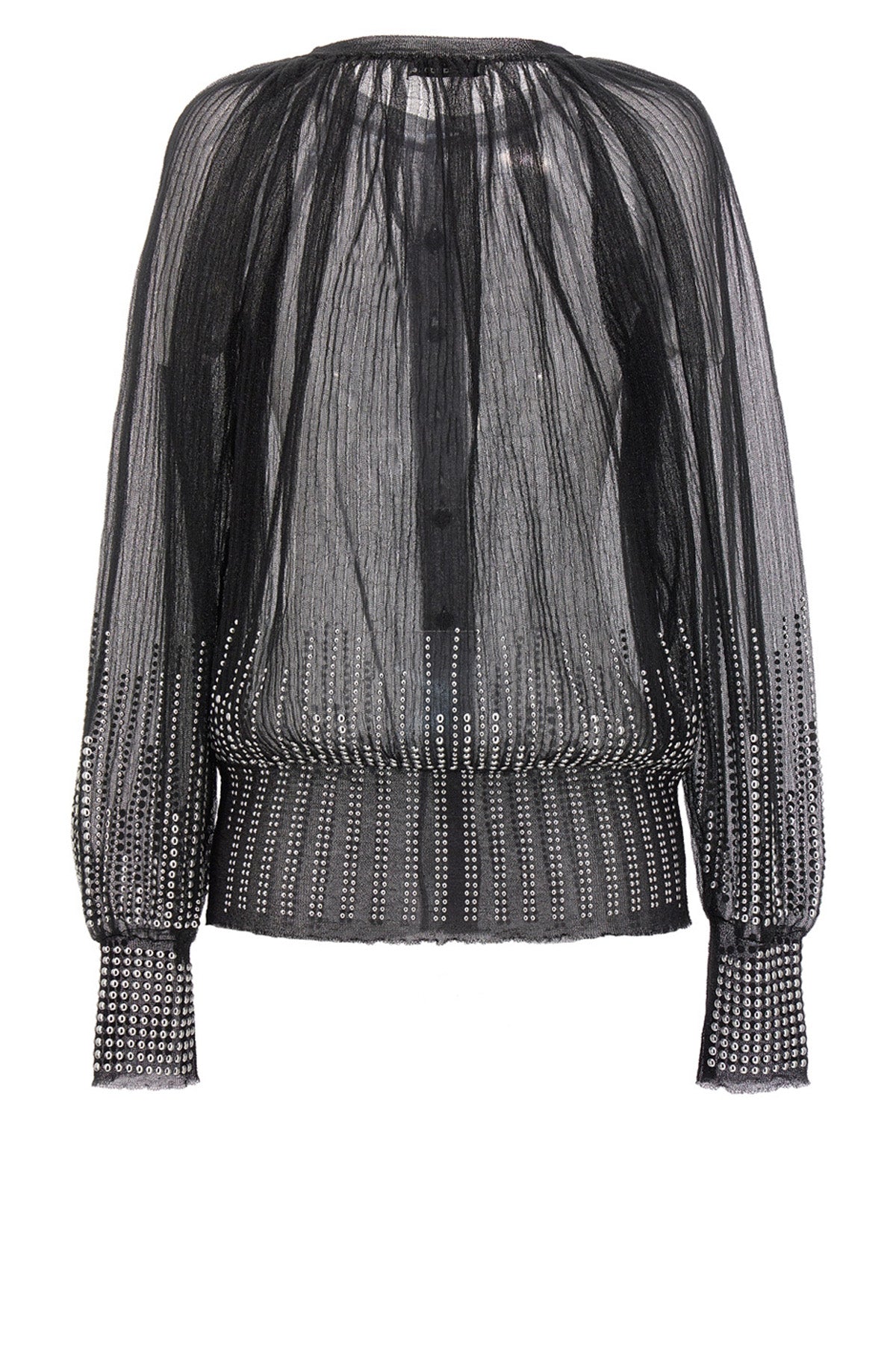 Paco Rabanne Cardigan Mesh Borchie