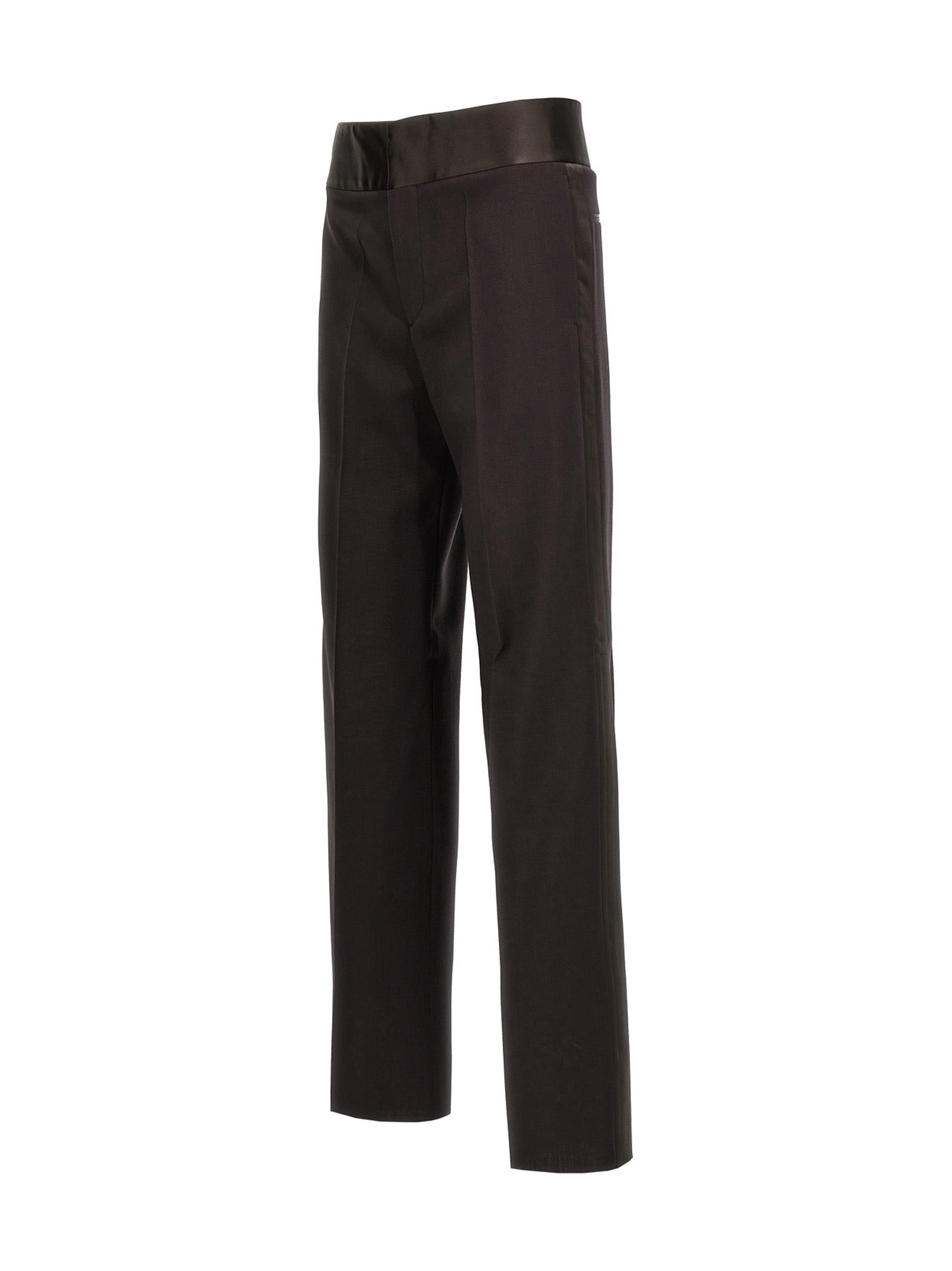 Valentino Garavani Valentino Wool Silk Band Pants