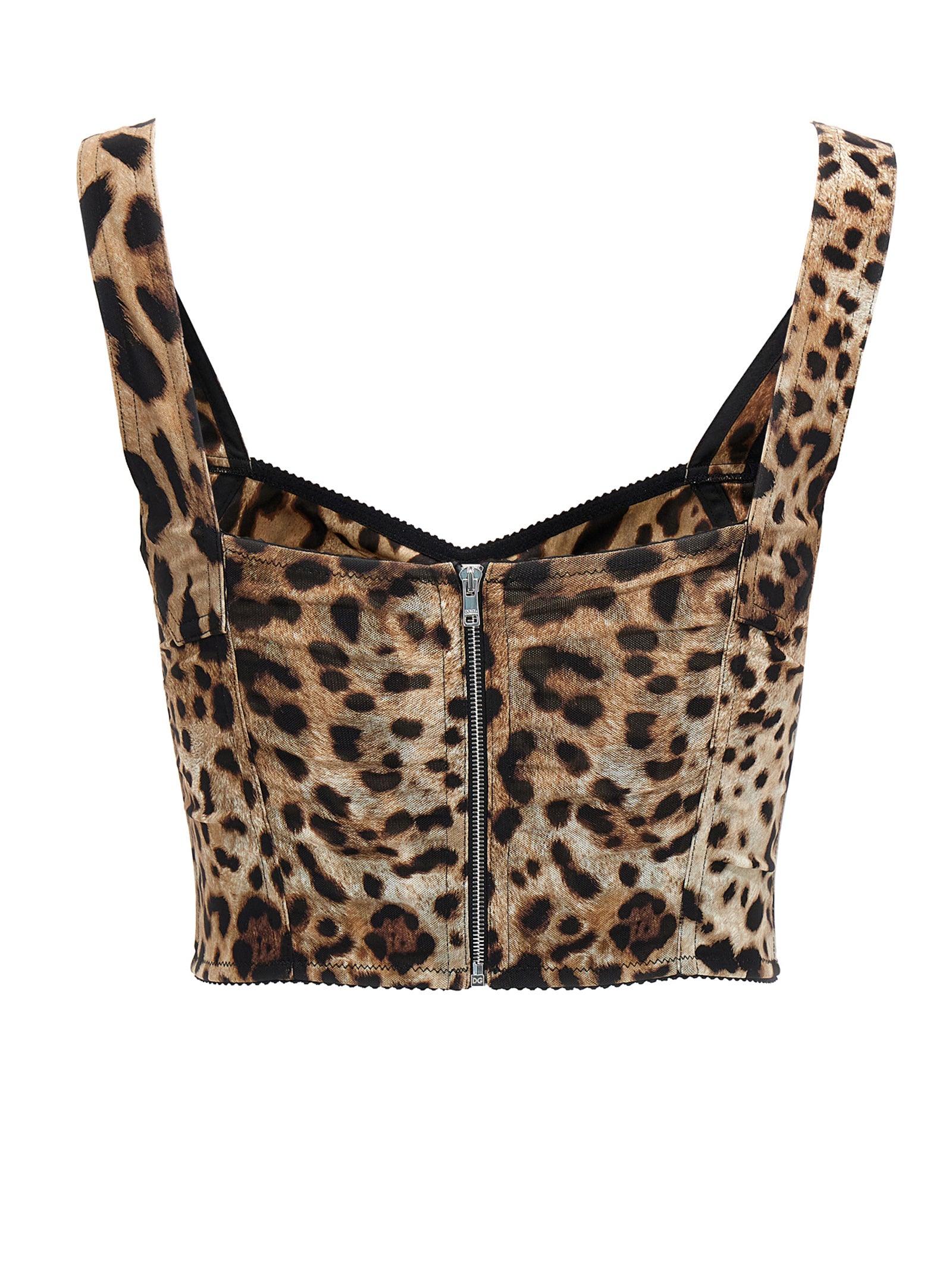 Dolce & Gabbana 'Leopardo' Bustier Top