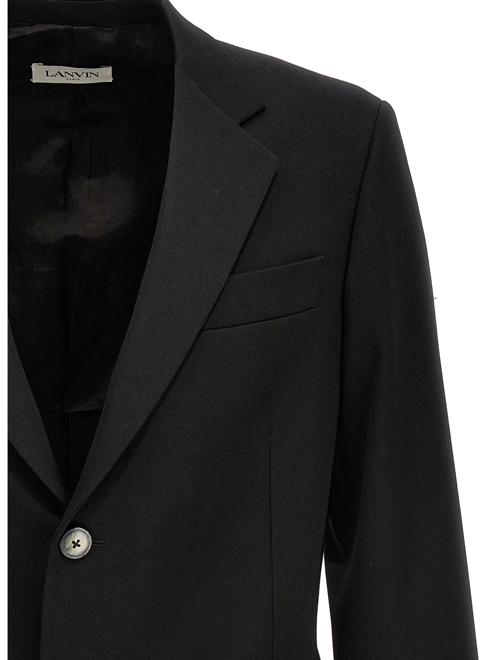 Lanvin Wool Single Breast Blazer Jacket