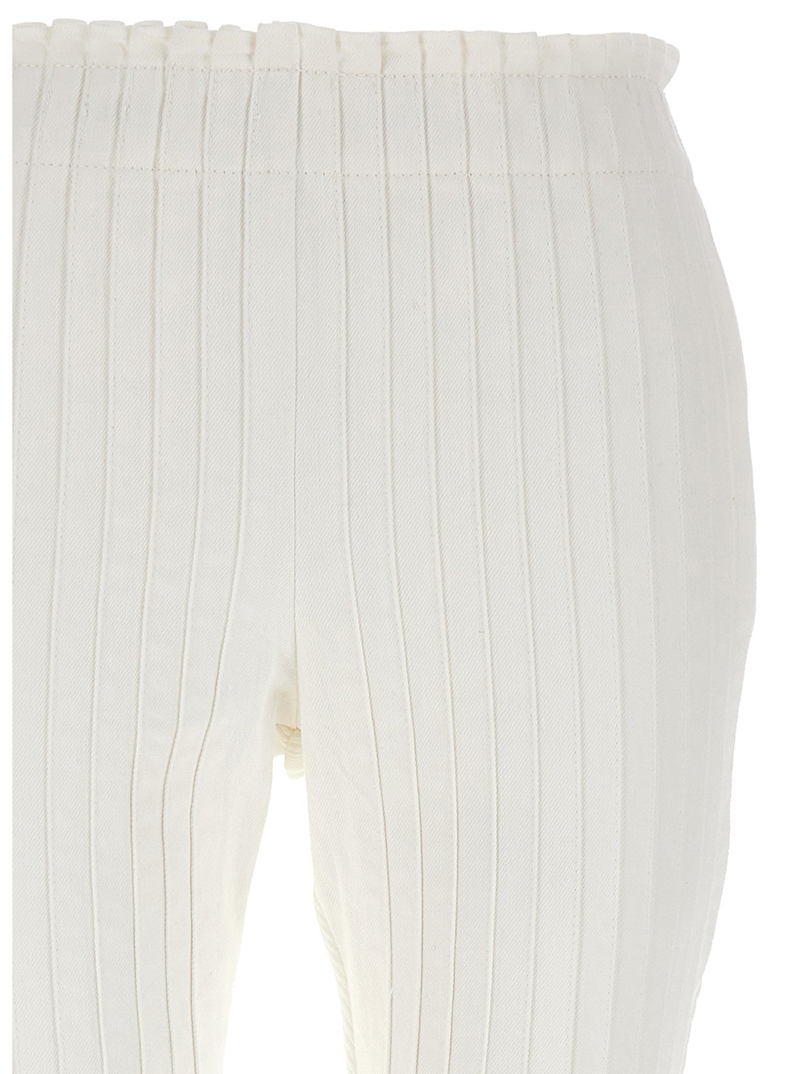 Sacai Ribbed Pleated Pants