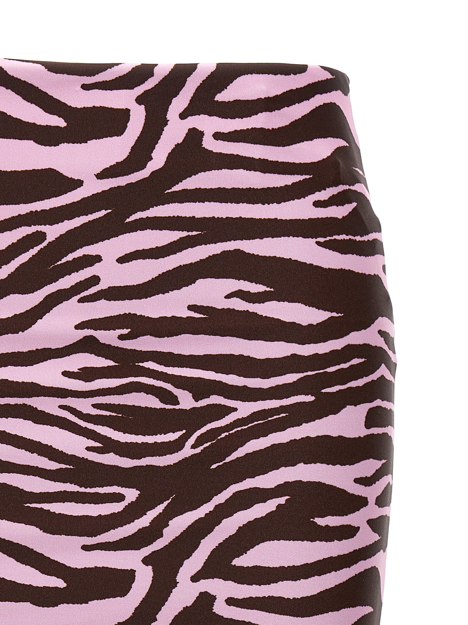 The Attico Zebra Miniskirt