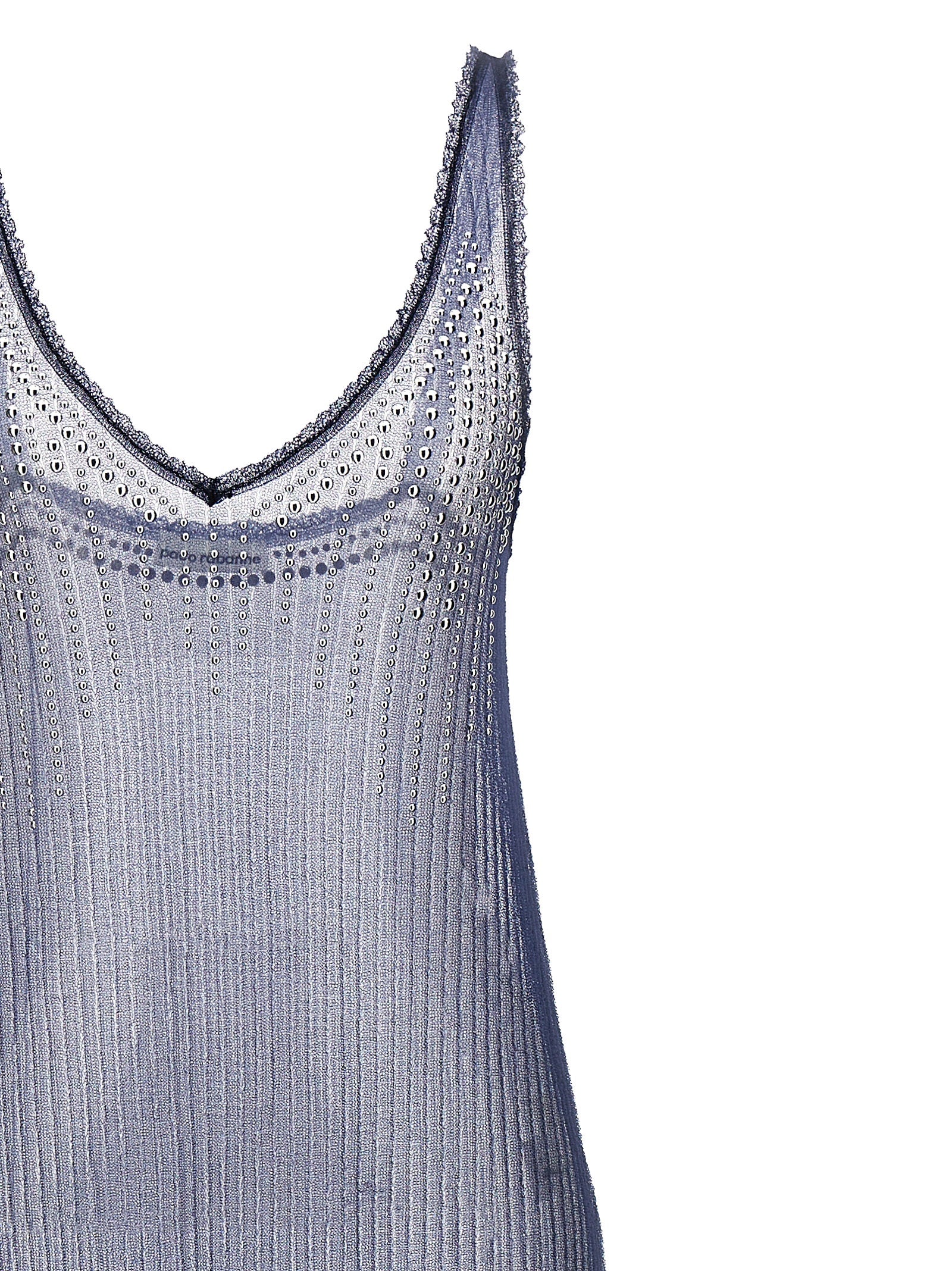 Paco Rabanne Studded Mesh Dress