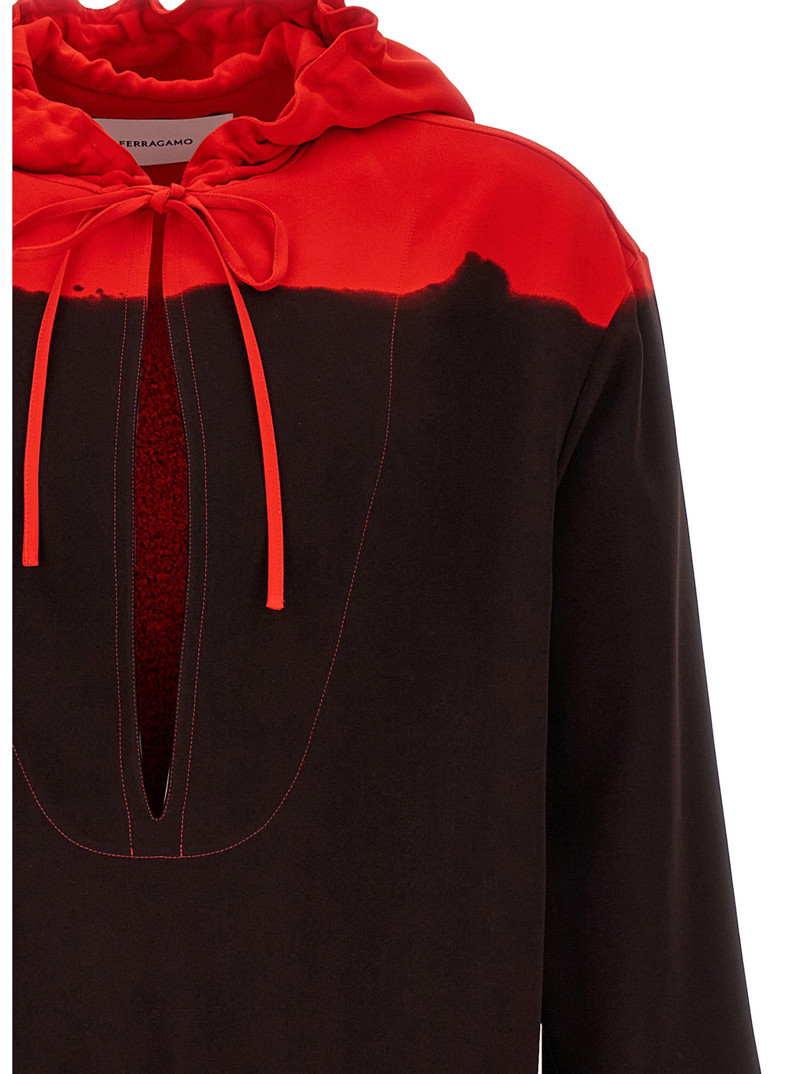 Ferragamo Hooded Blouse Fell Off