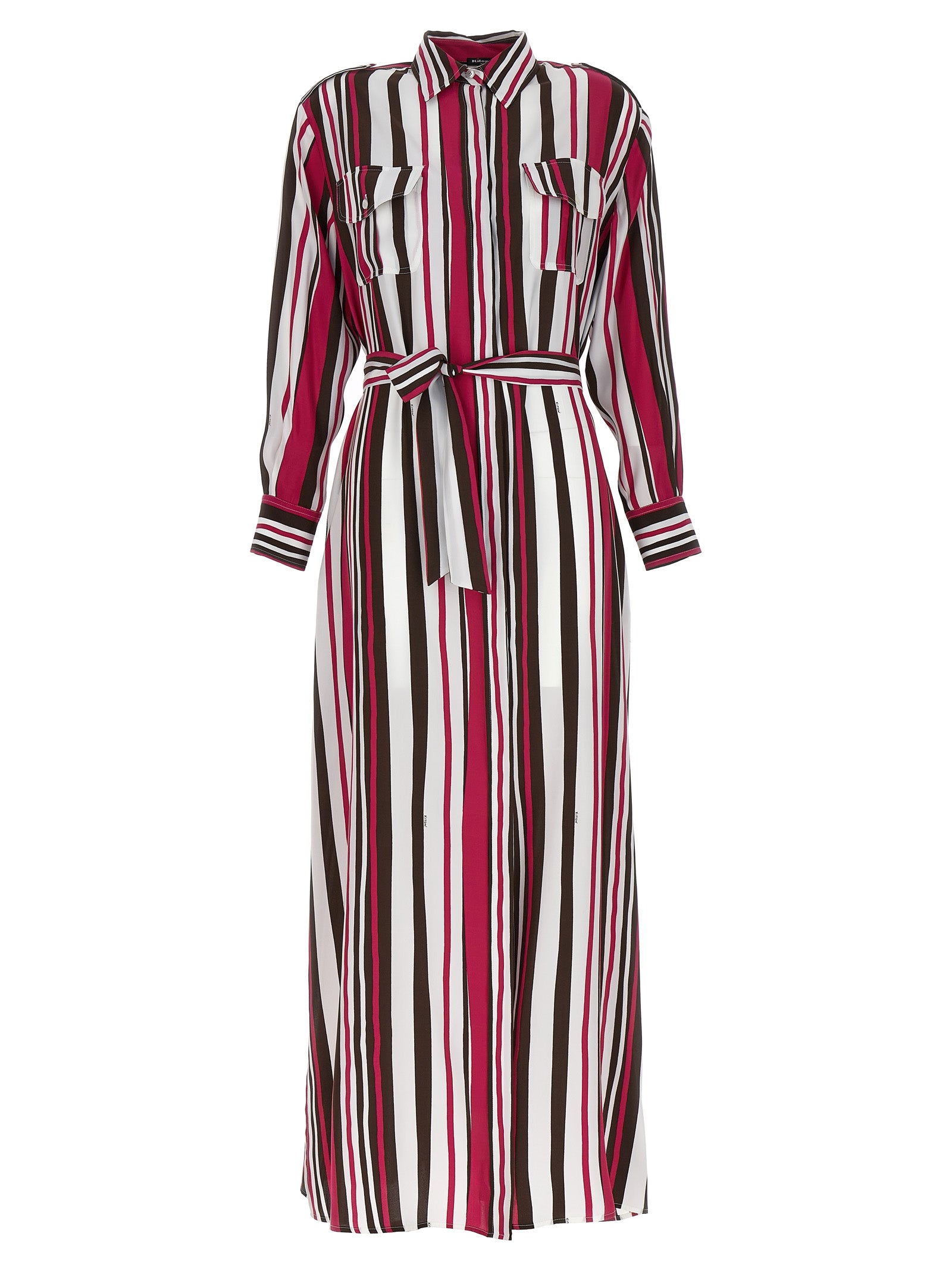 Kiton Striped Shirt Dress