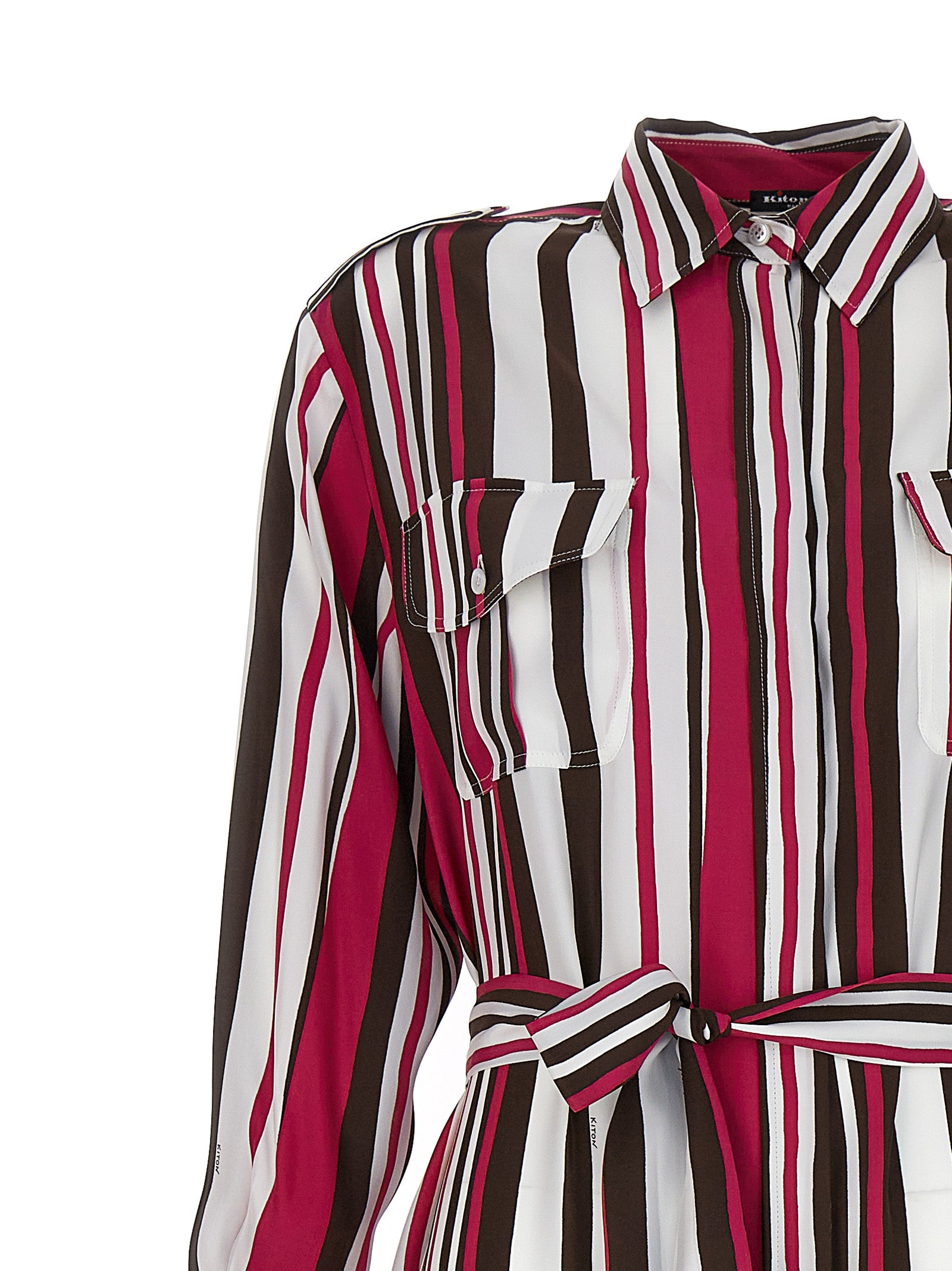 Kiton Striped Shirt Dress