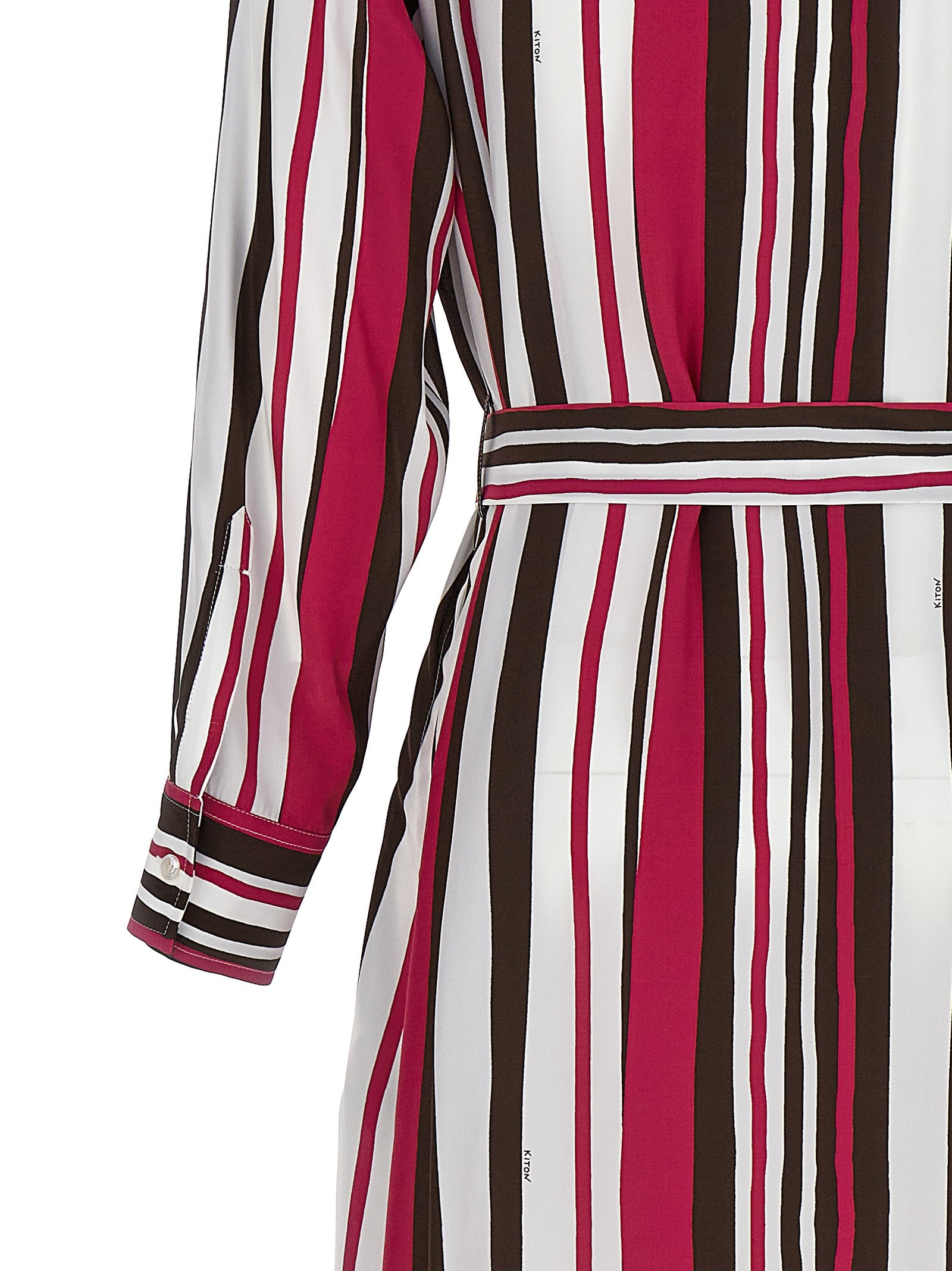 Kiton Striped Shirt Dress