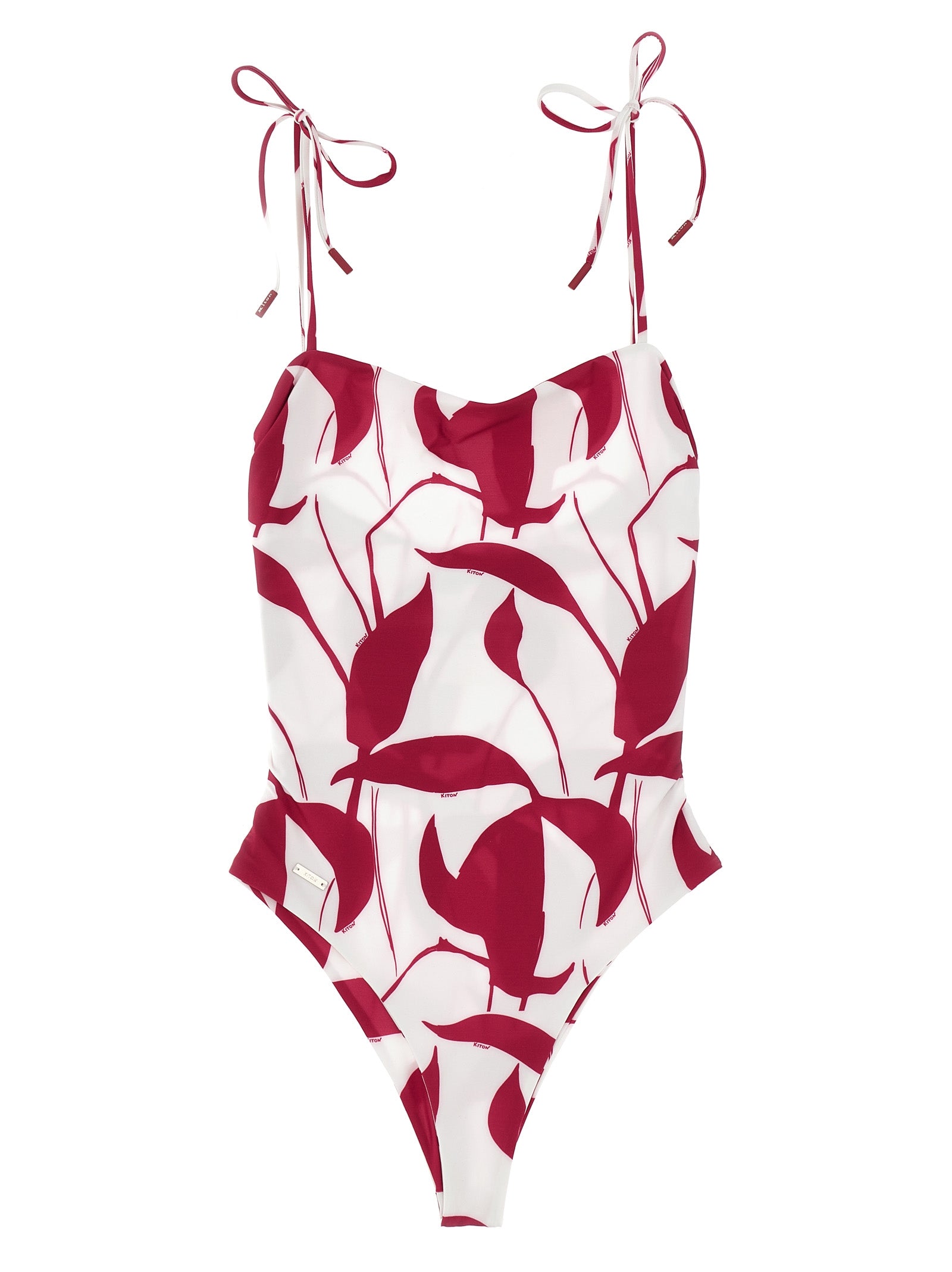 Kiton Printed One-Piece Swimsuit