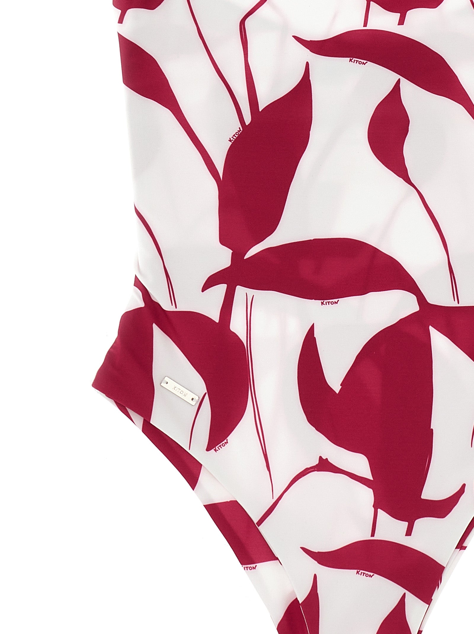 Kiton Printed One-Piece Swimsuit