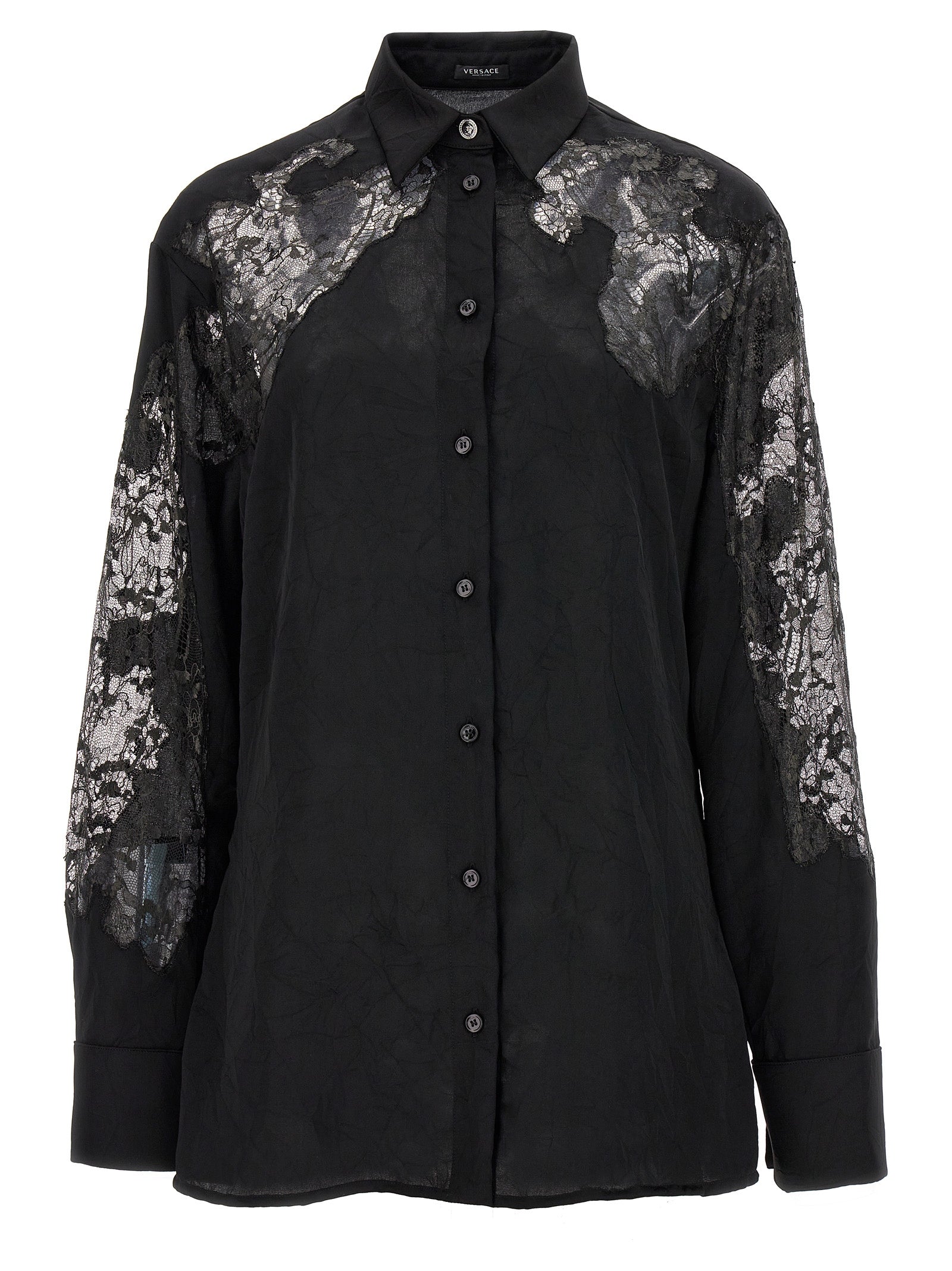 Versace Satin Lace Shirt