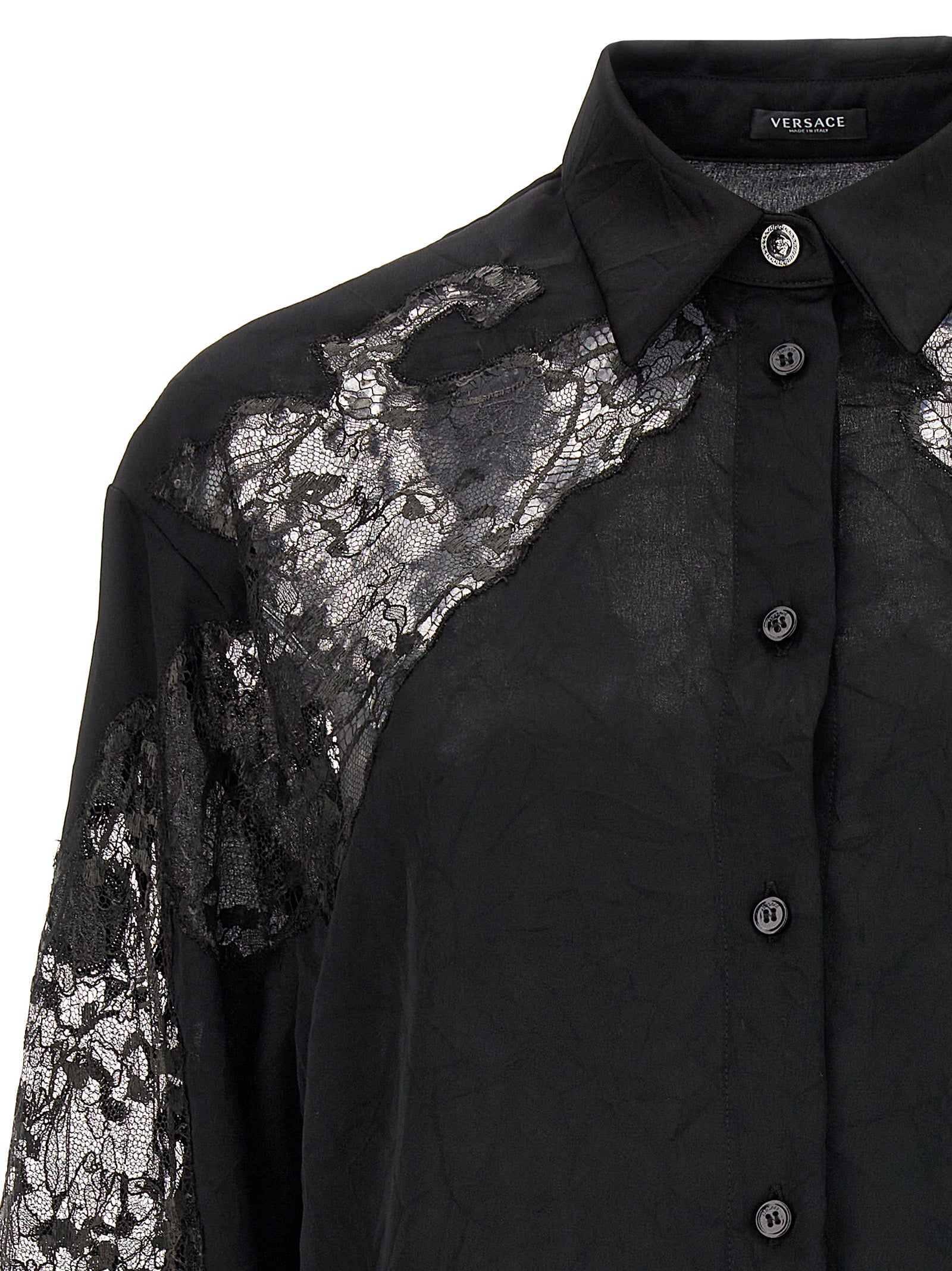 Versace Satin Lace Shirt