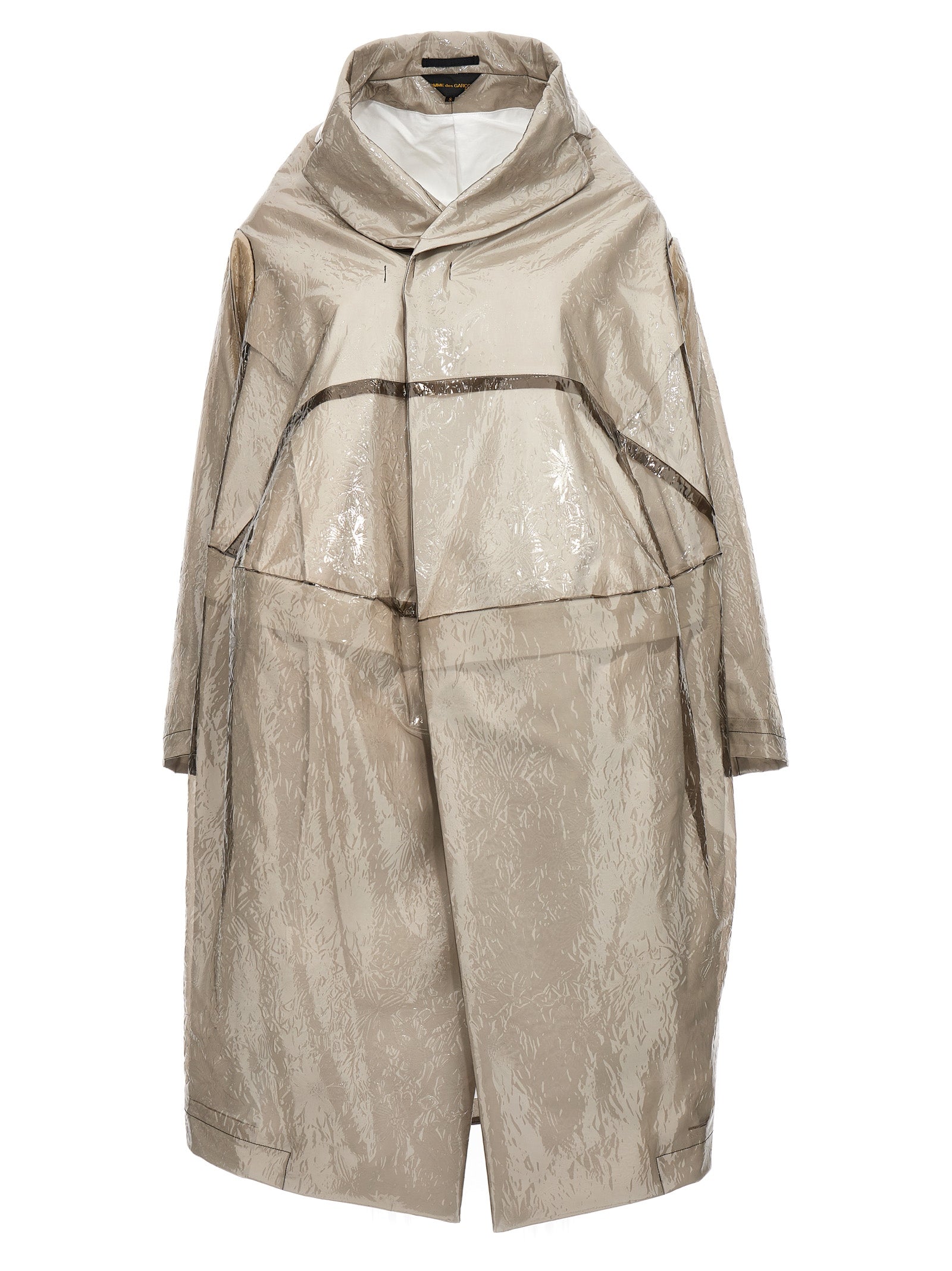 Comme Des Garçons Oversize Texture Trench Coat