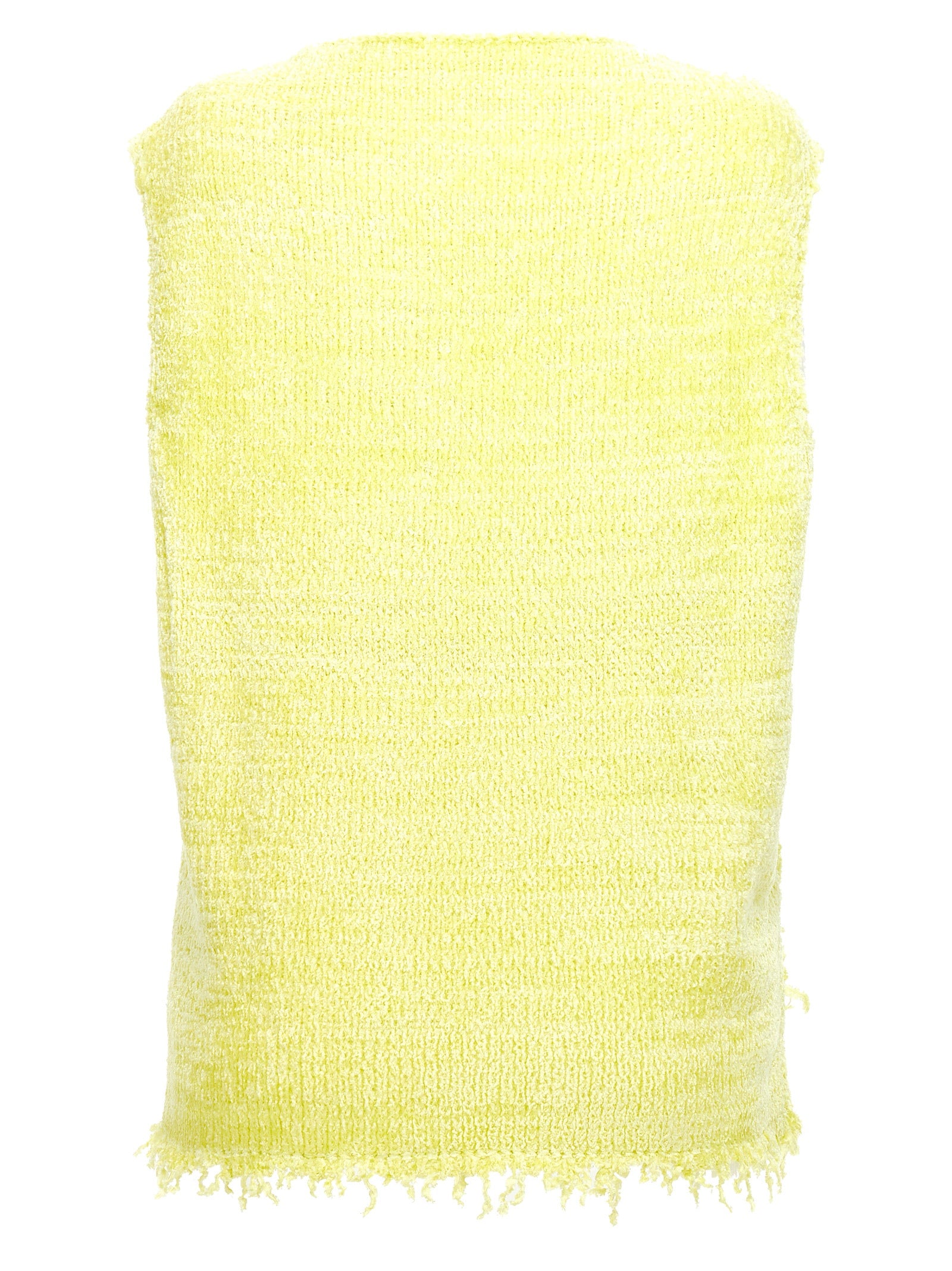 Jil Sander Destroyed Chenille Vest