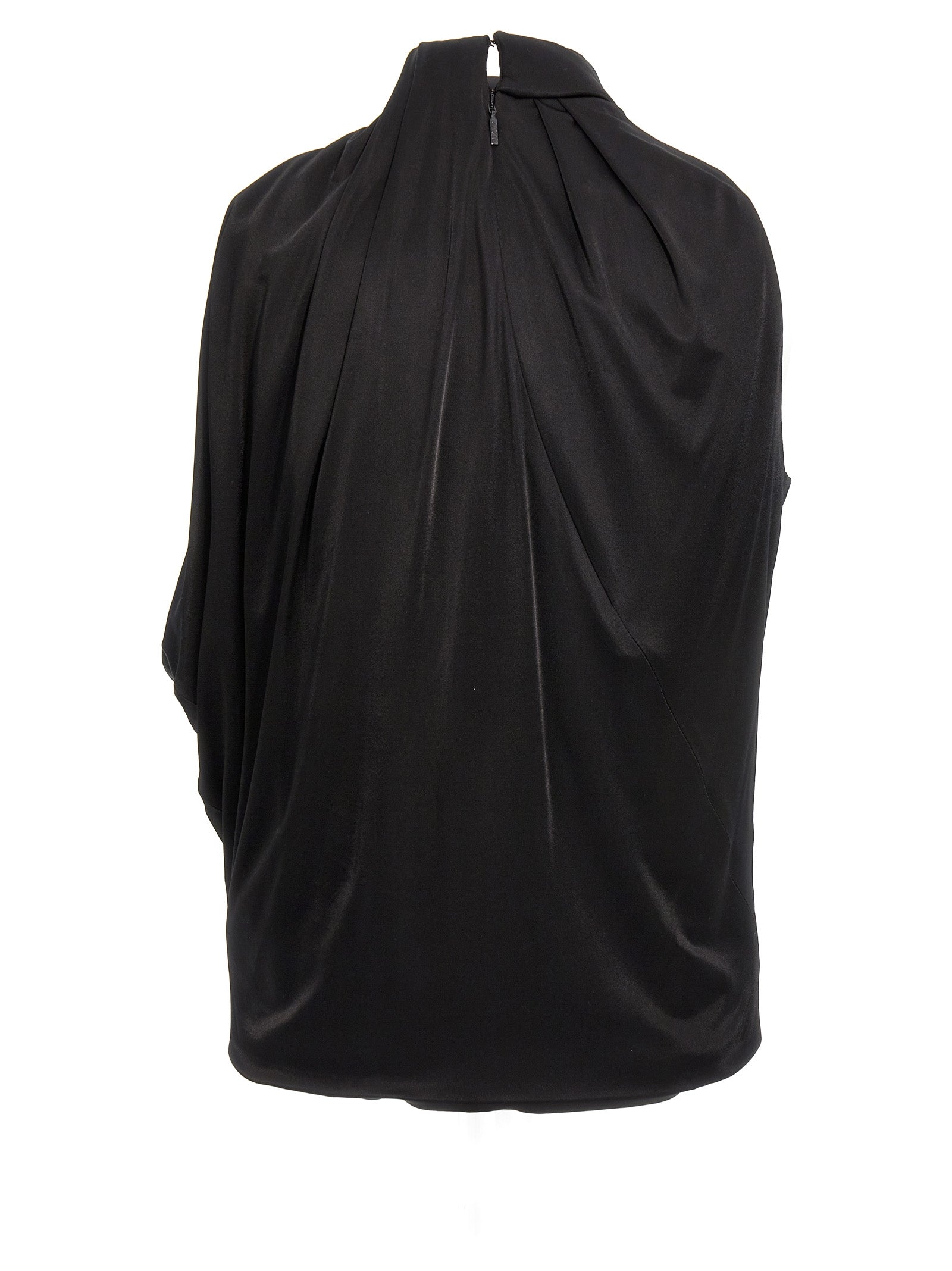 Versace Draped Cut-Out Top