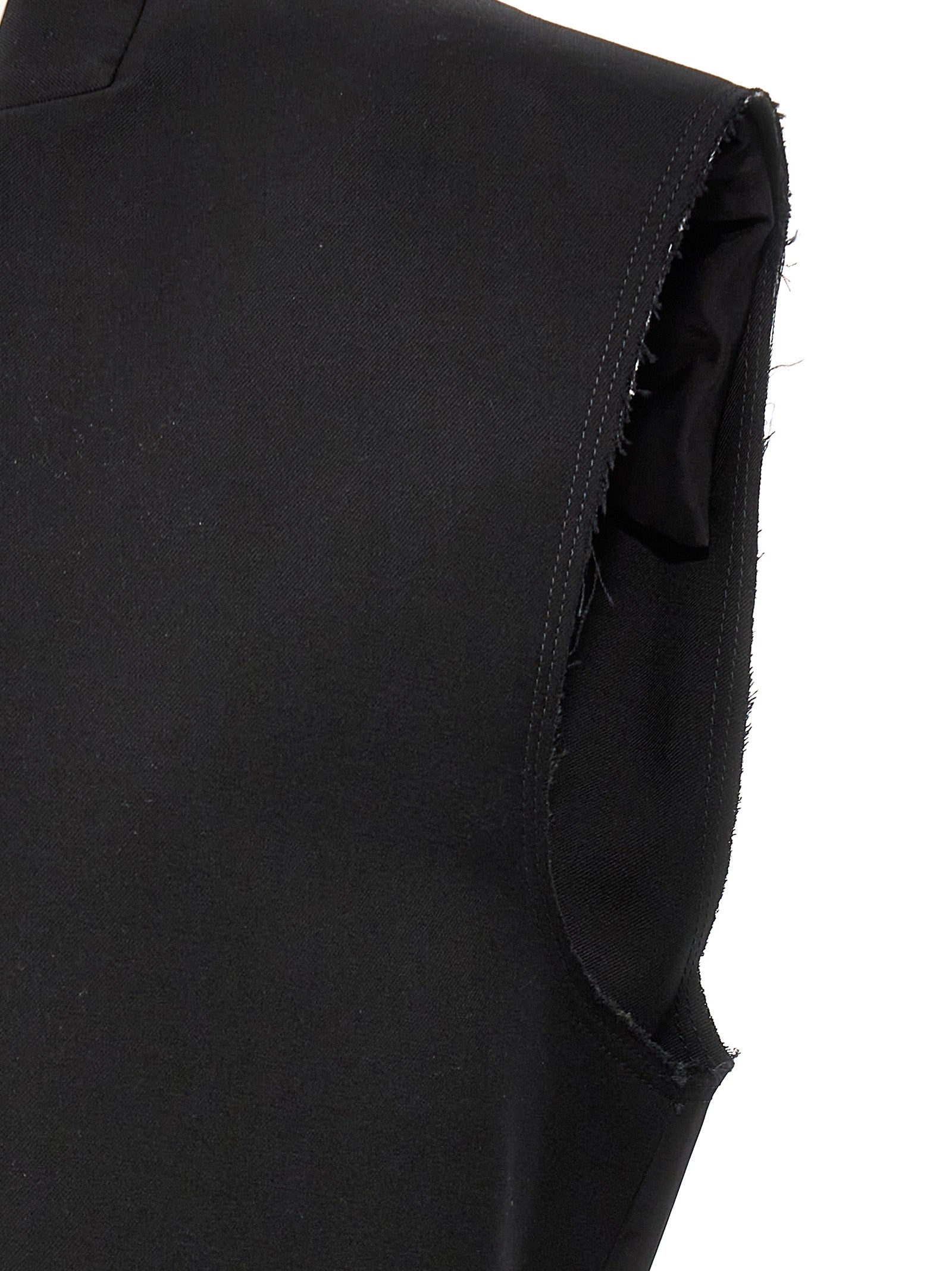 Jil Sander Two-Material Long Vest