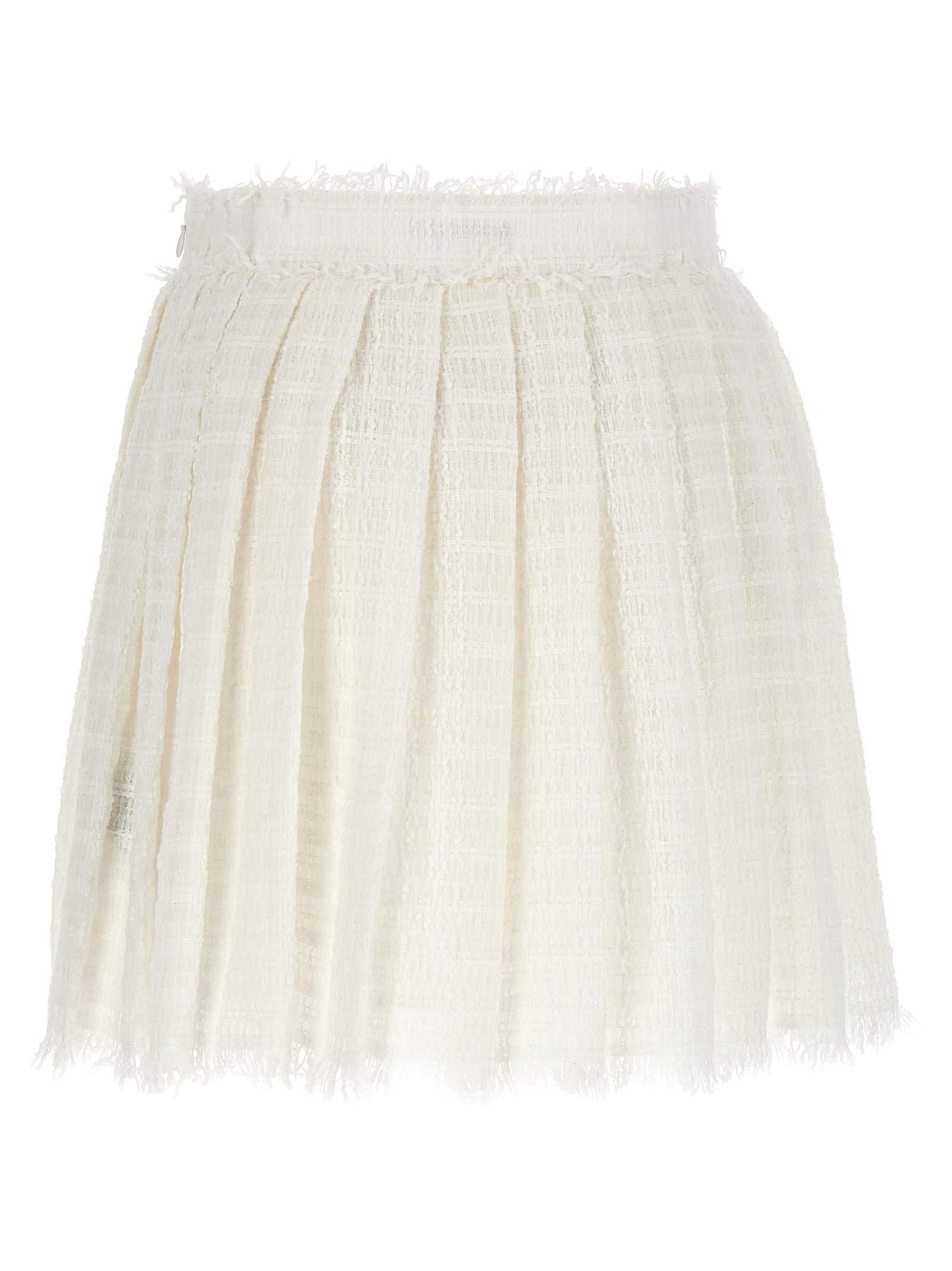 Balmain Tweed Skater Skirt