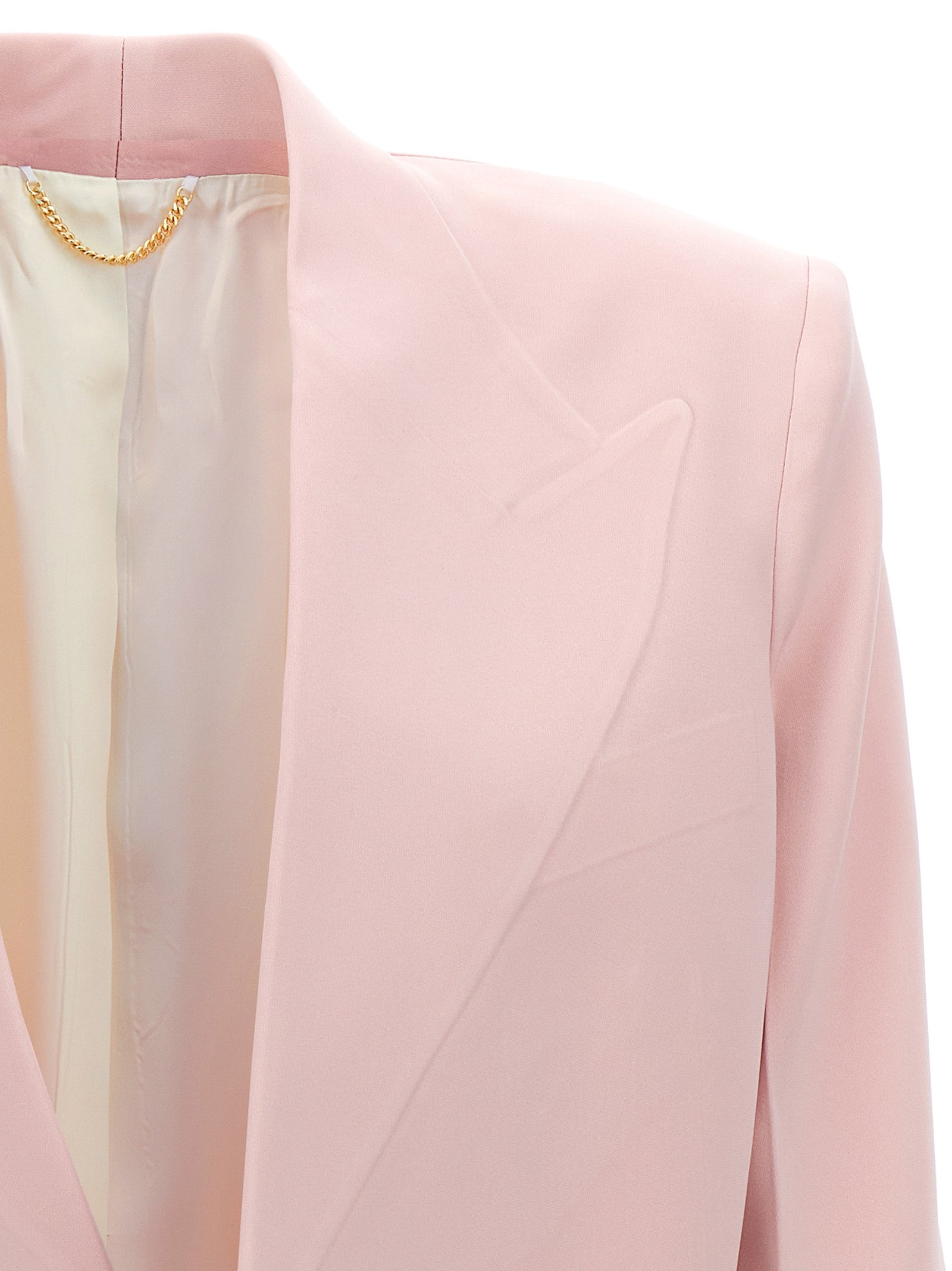 Victoria Beckham Single-Breasted Blazer Jacket