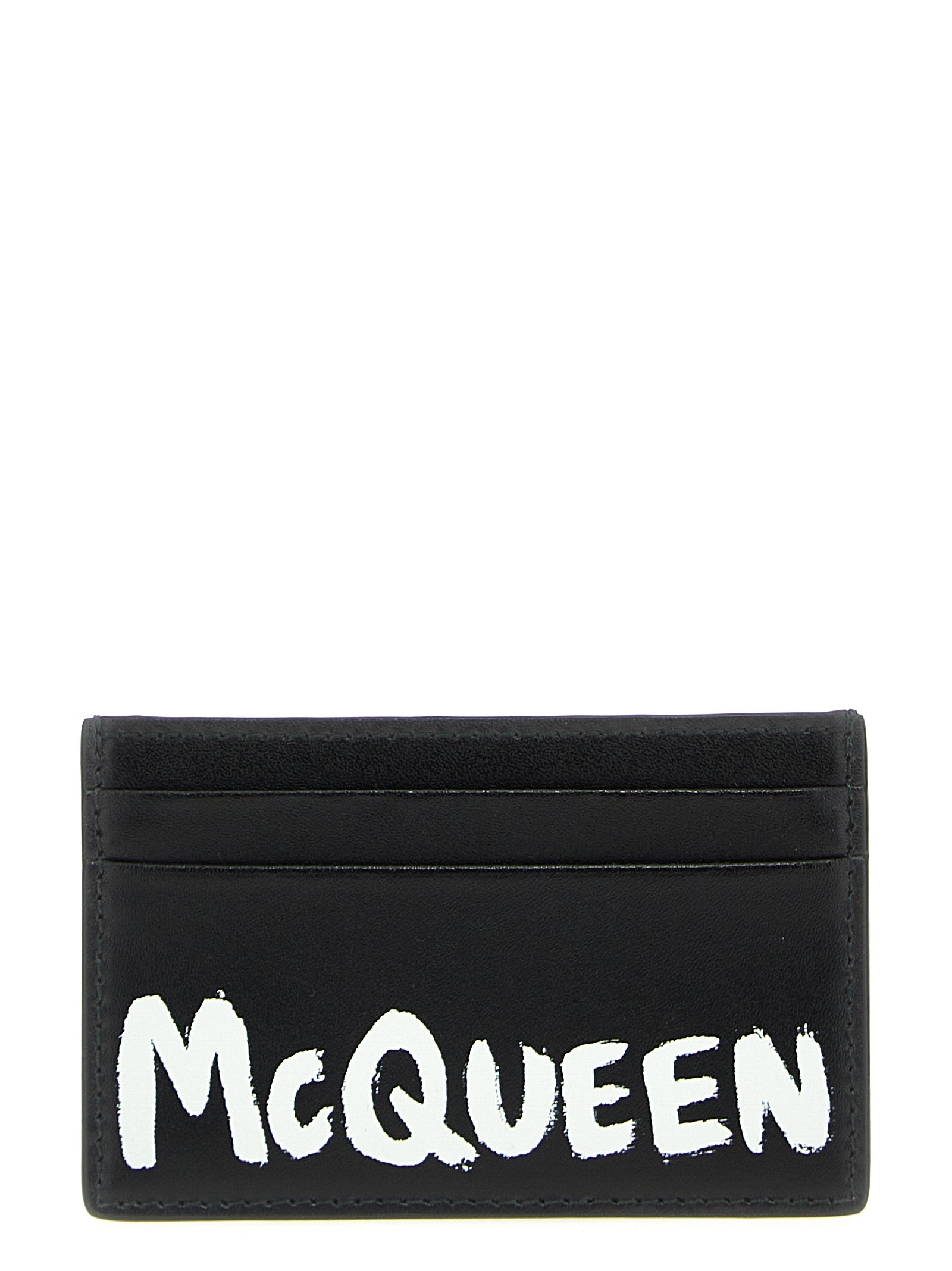 Alexander Mcqueen Logo Print Card Holder