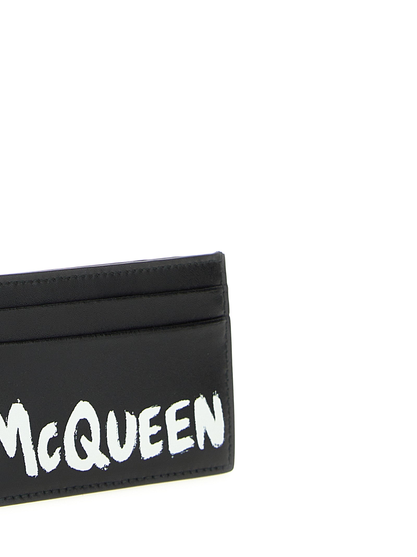 Alexander Mcqueen Logo Print Card Holder