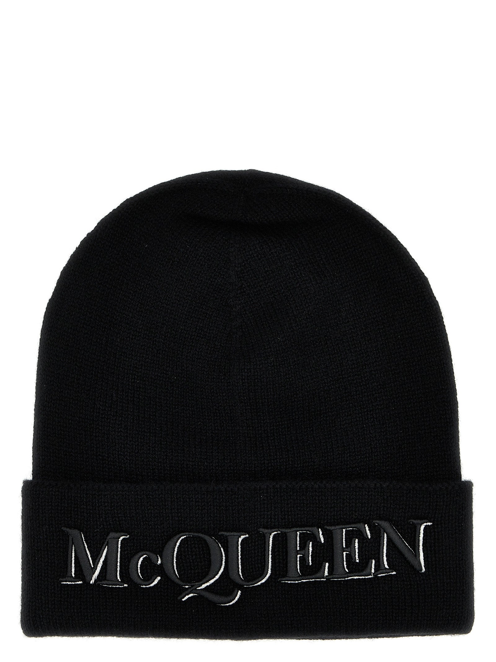 Mcqueen Logo Embroidered Beanie