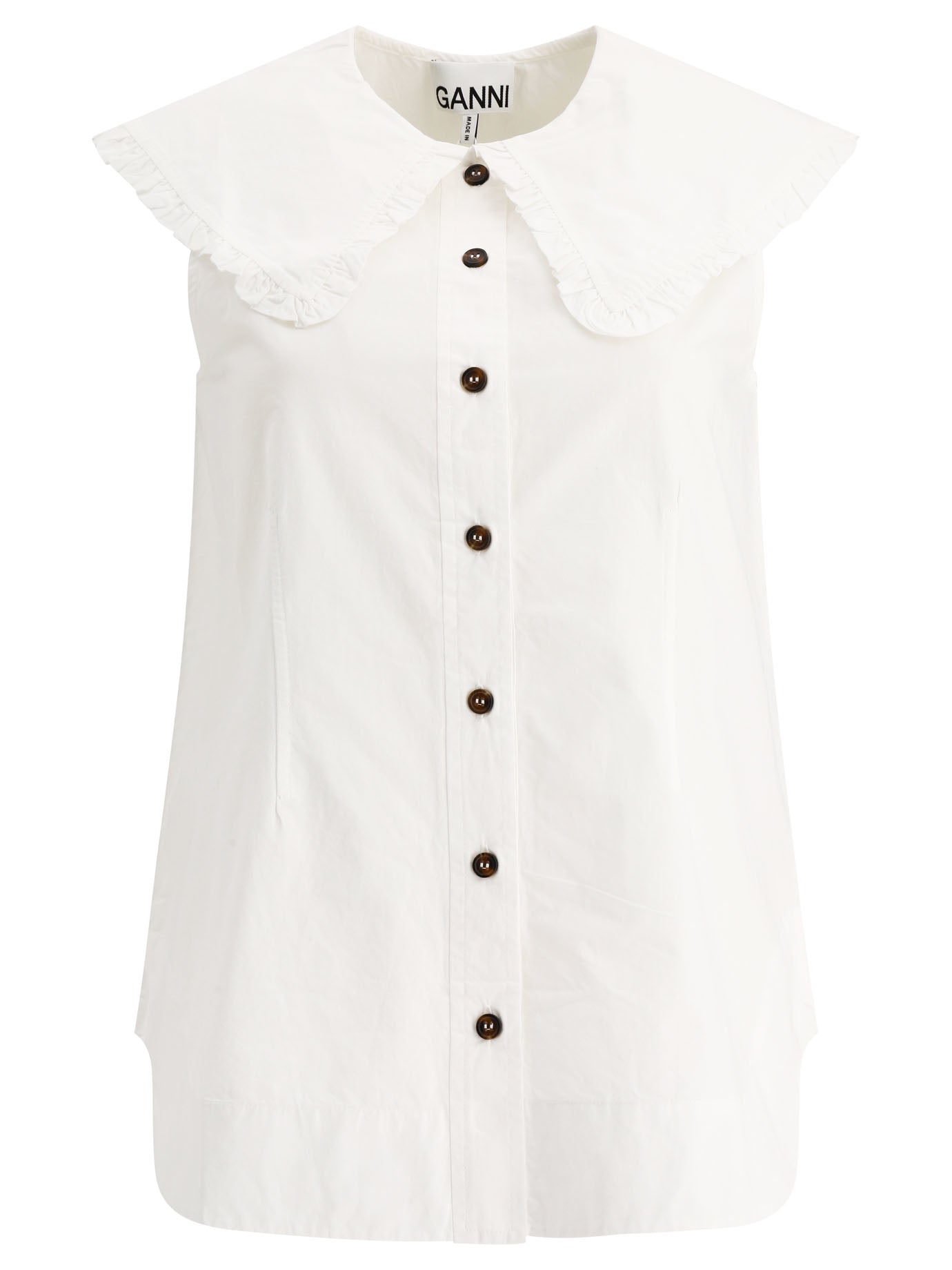 Ganni Poplin Blouse