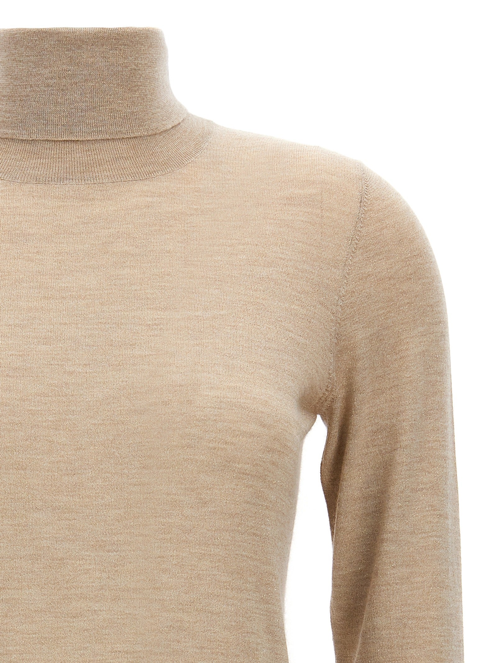 Brunello Cucinelli Glitter Turtleneck Sweater