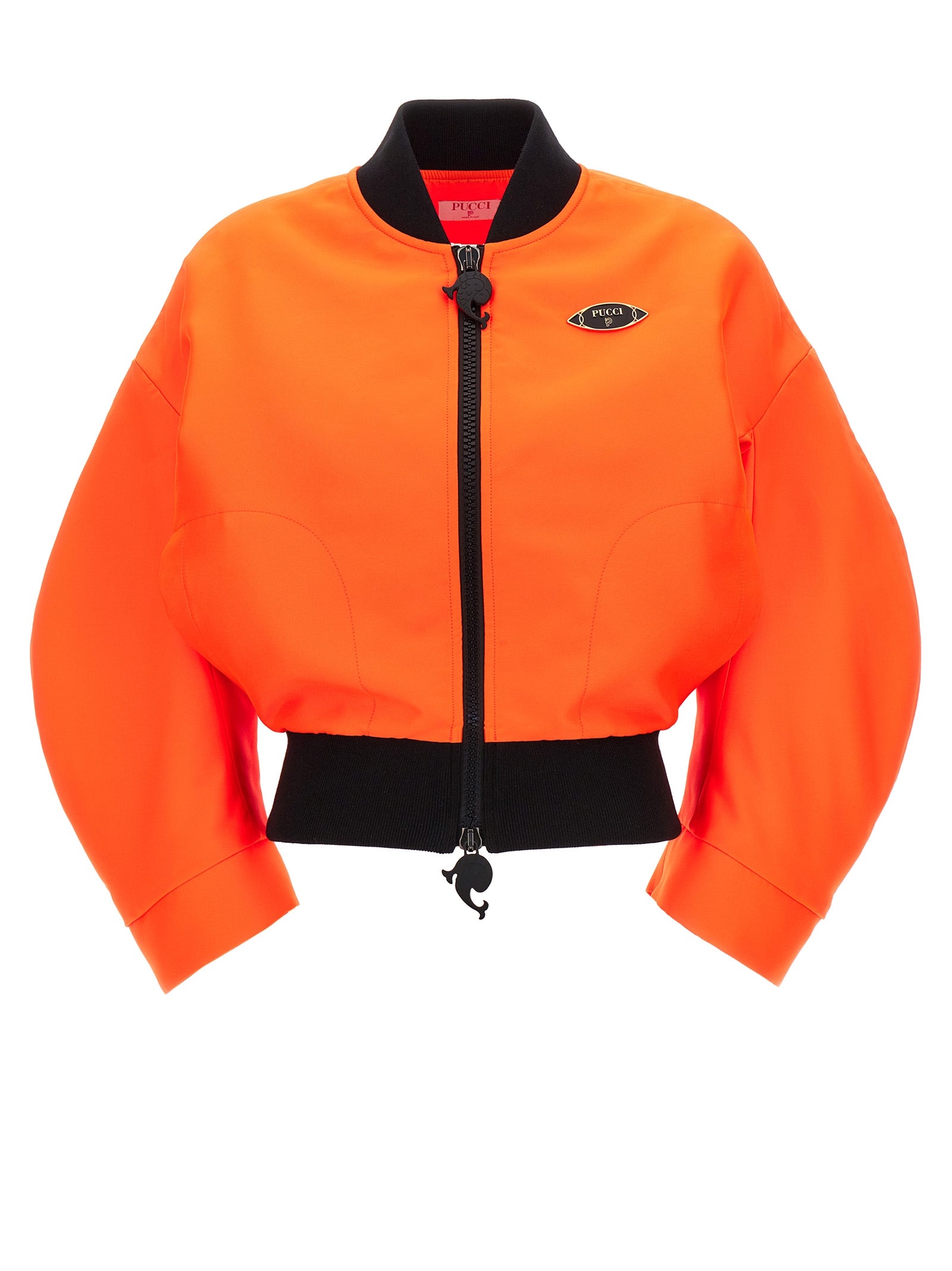 Emilio Pucci Neon Logo Bomber Jacket