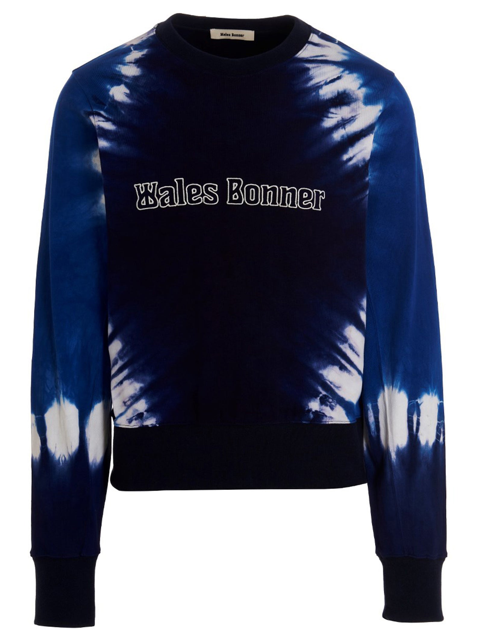 Wales Bonner Logo Embroidery Tie Dye Sweatshirt