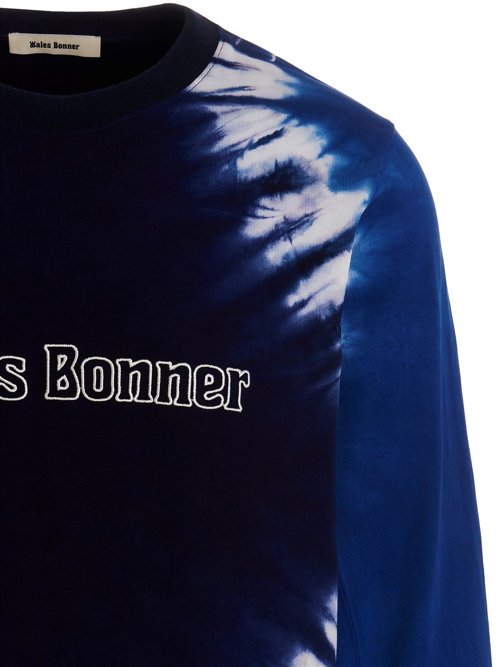 Wales Bonner Logo Embroidery Tie Dye Sweatshirt