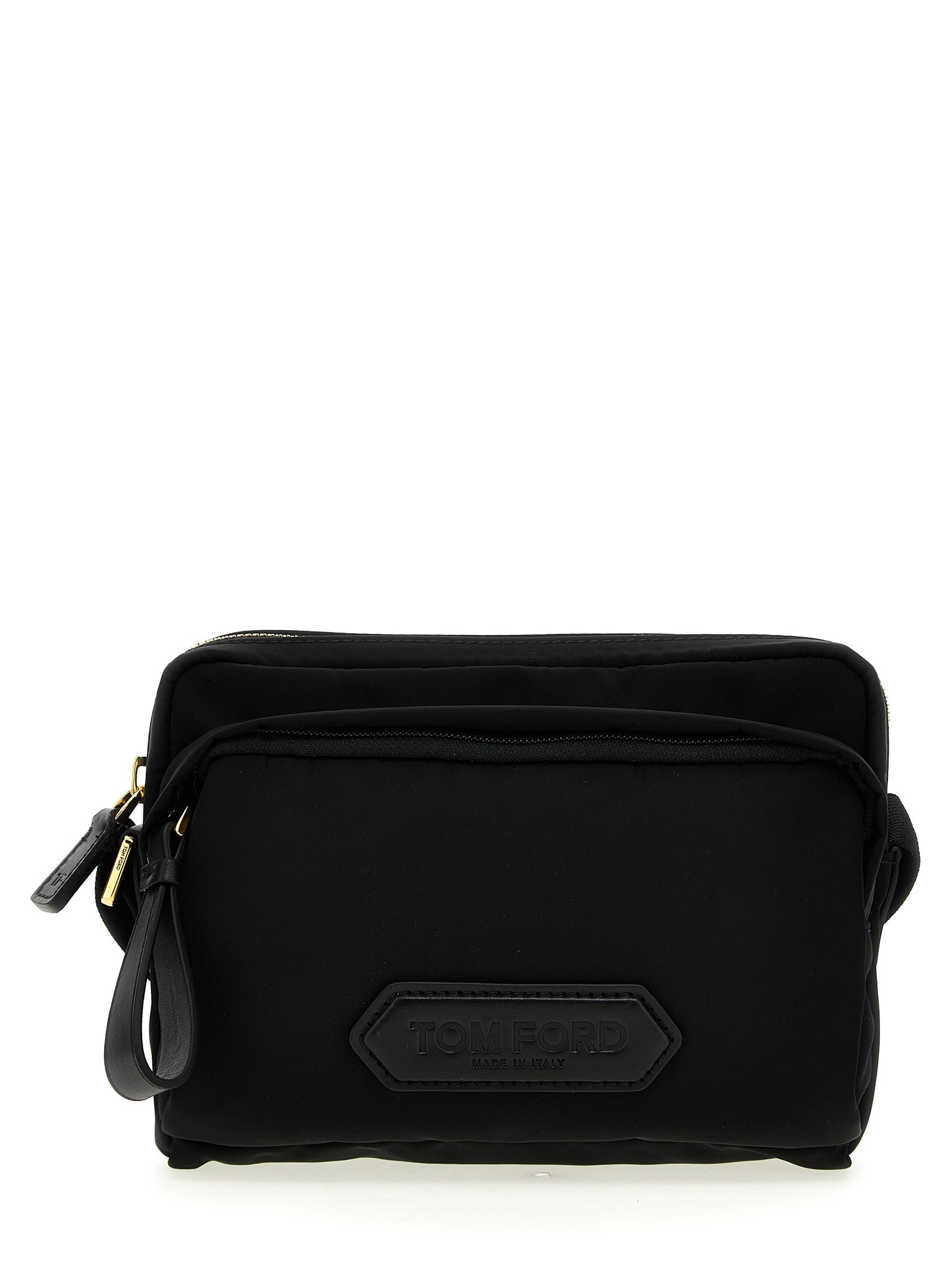 Tom Ford Logo Nylon Crossbody Bag