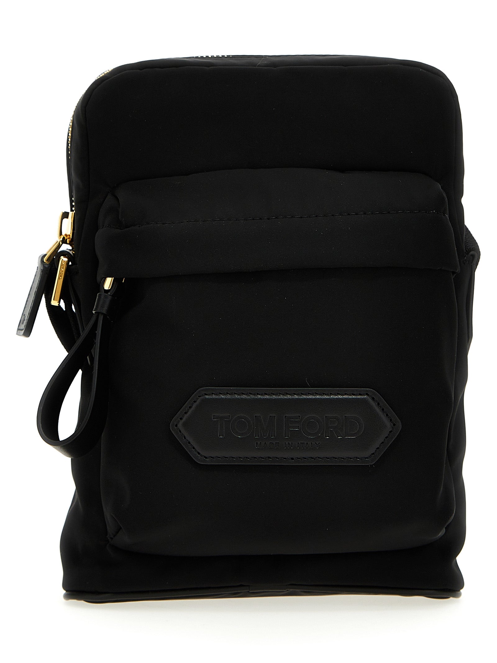 Tom Ford Logo Nylon Crossbody Bag