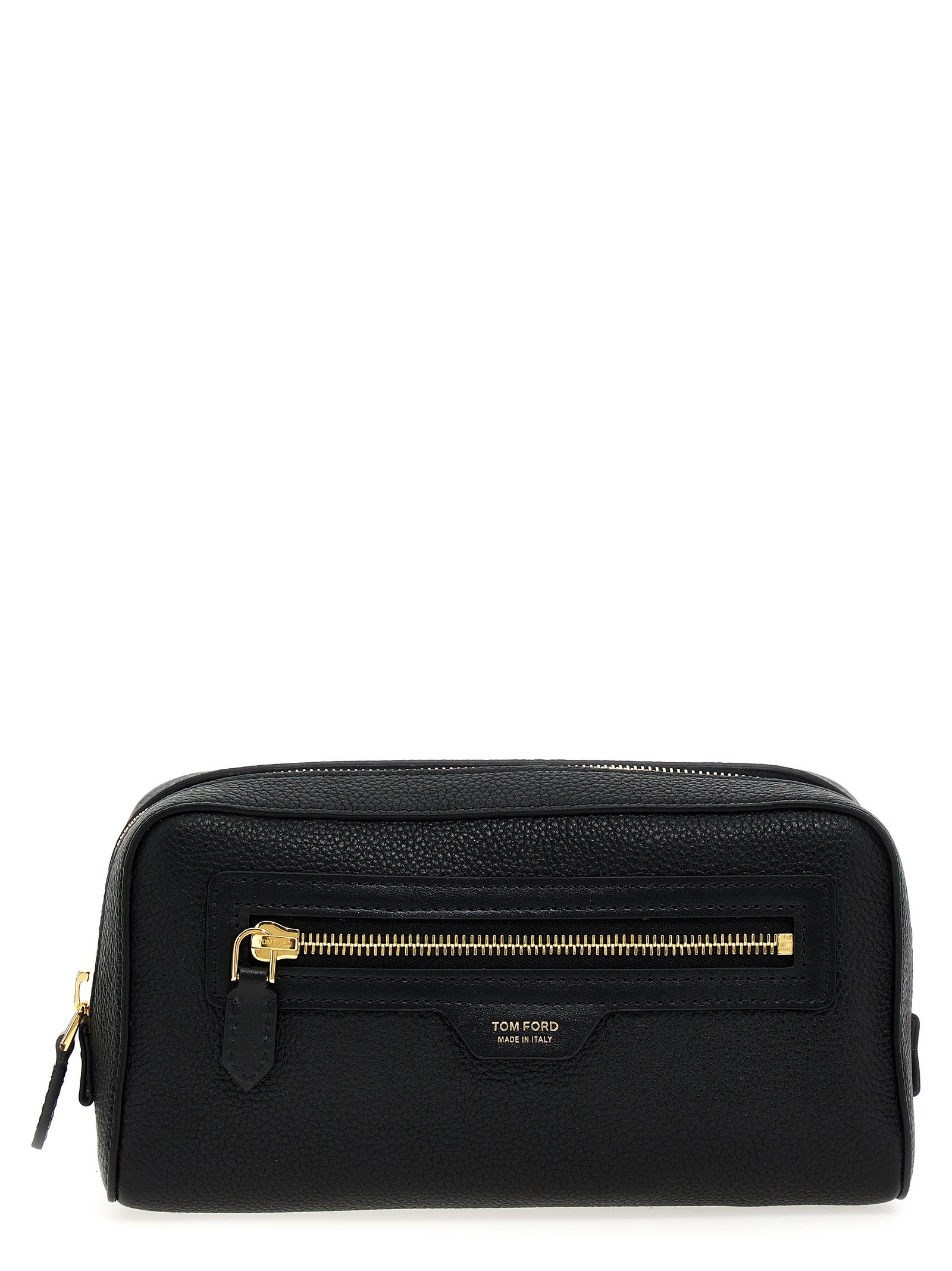 Tom Ford Logo Leather Beauty Case