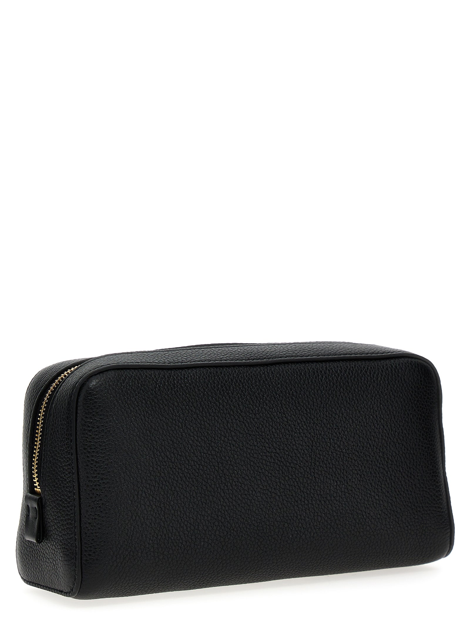 Tom Ford Logo Leather Beauty Case