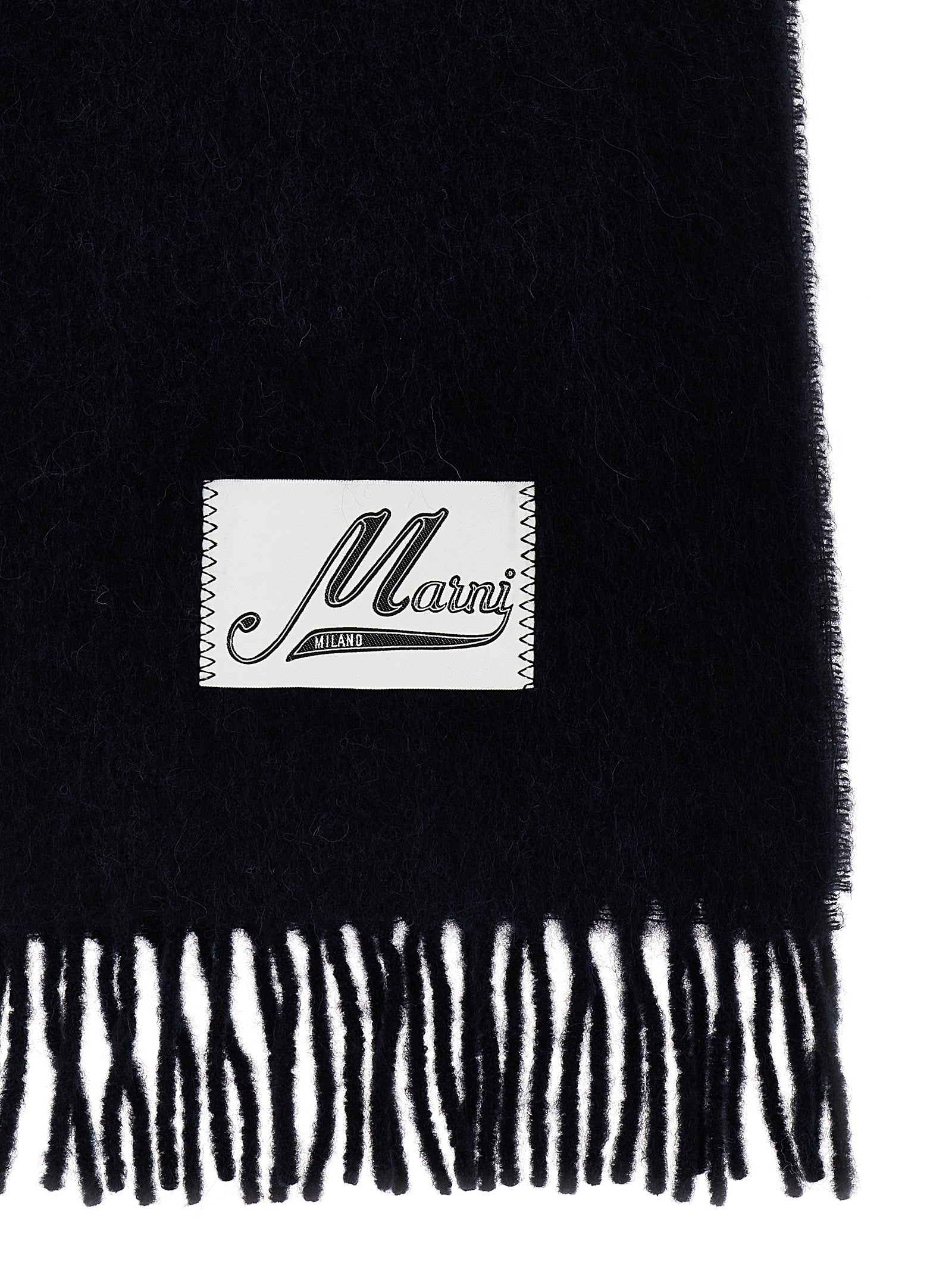 Marni Logo Patch Scarf