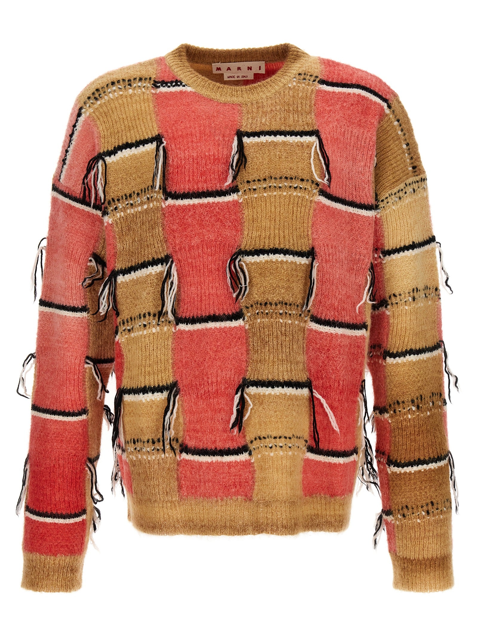 Marni Fringed Multicolor Sweater