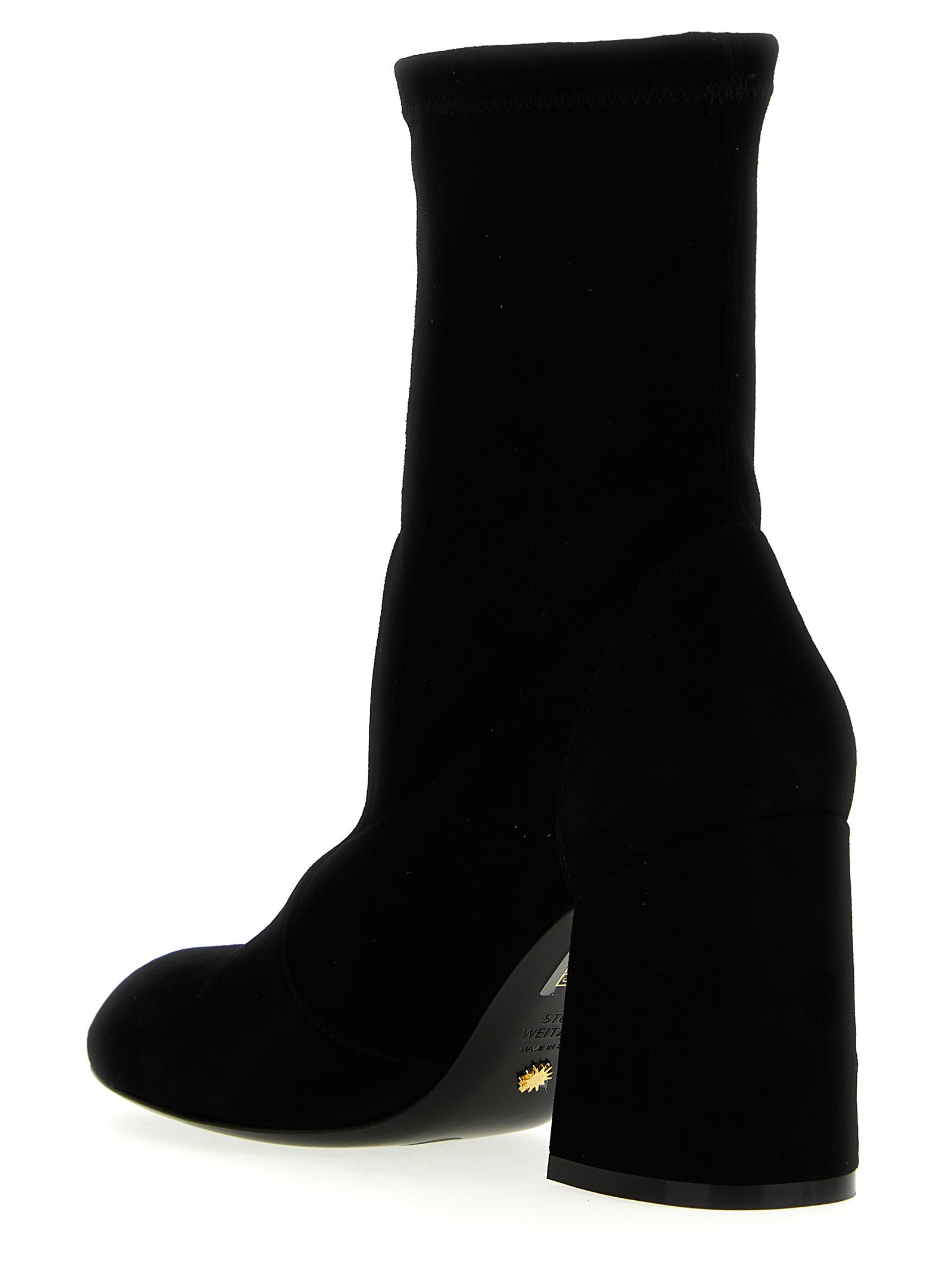 Stuart Weitzman Flare Block Ankle Boots