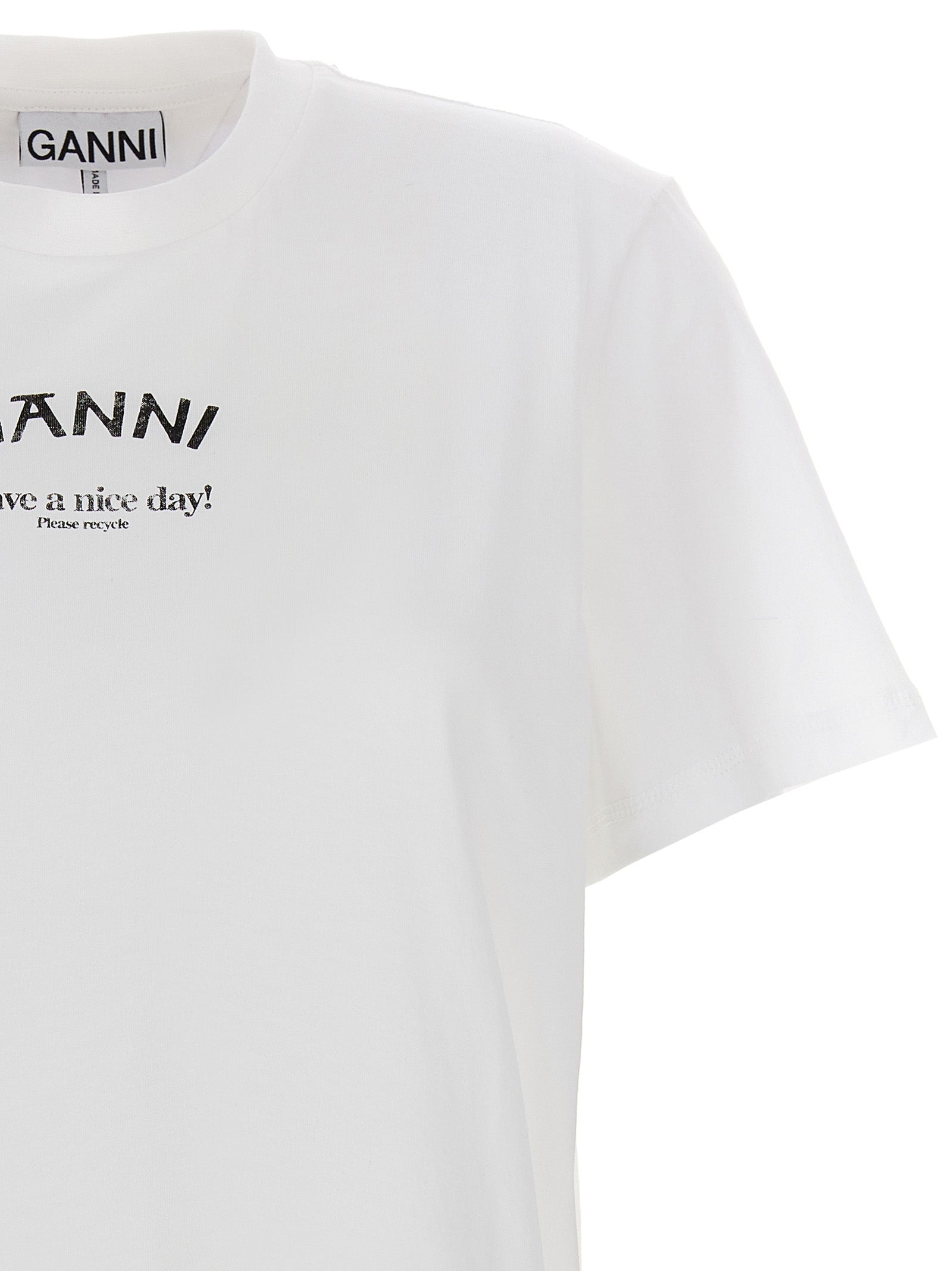 Ganni Have A Nice Day! T-Shirt