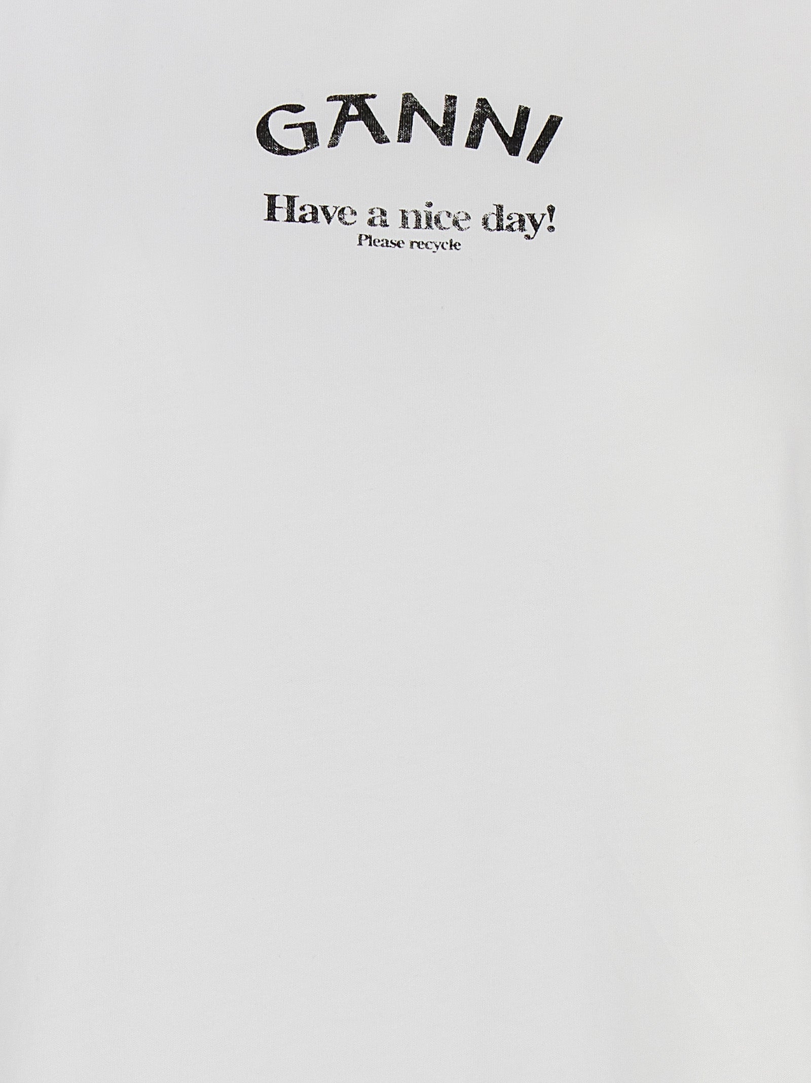 Ganni Have A Nice Day! T-Shirt