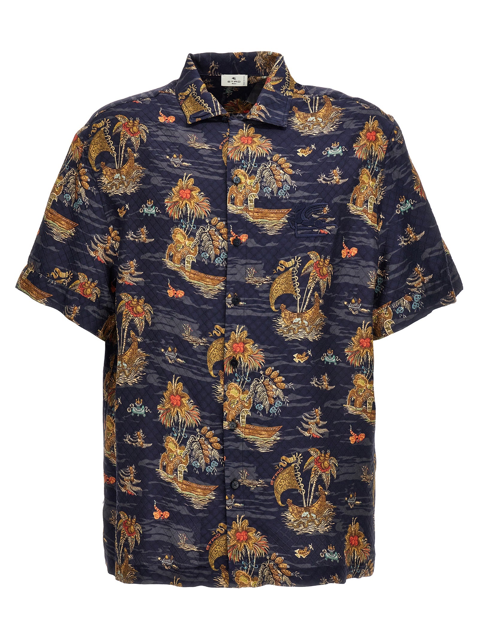 Etro Embroidered Logo Print Shirt