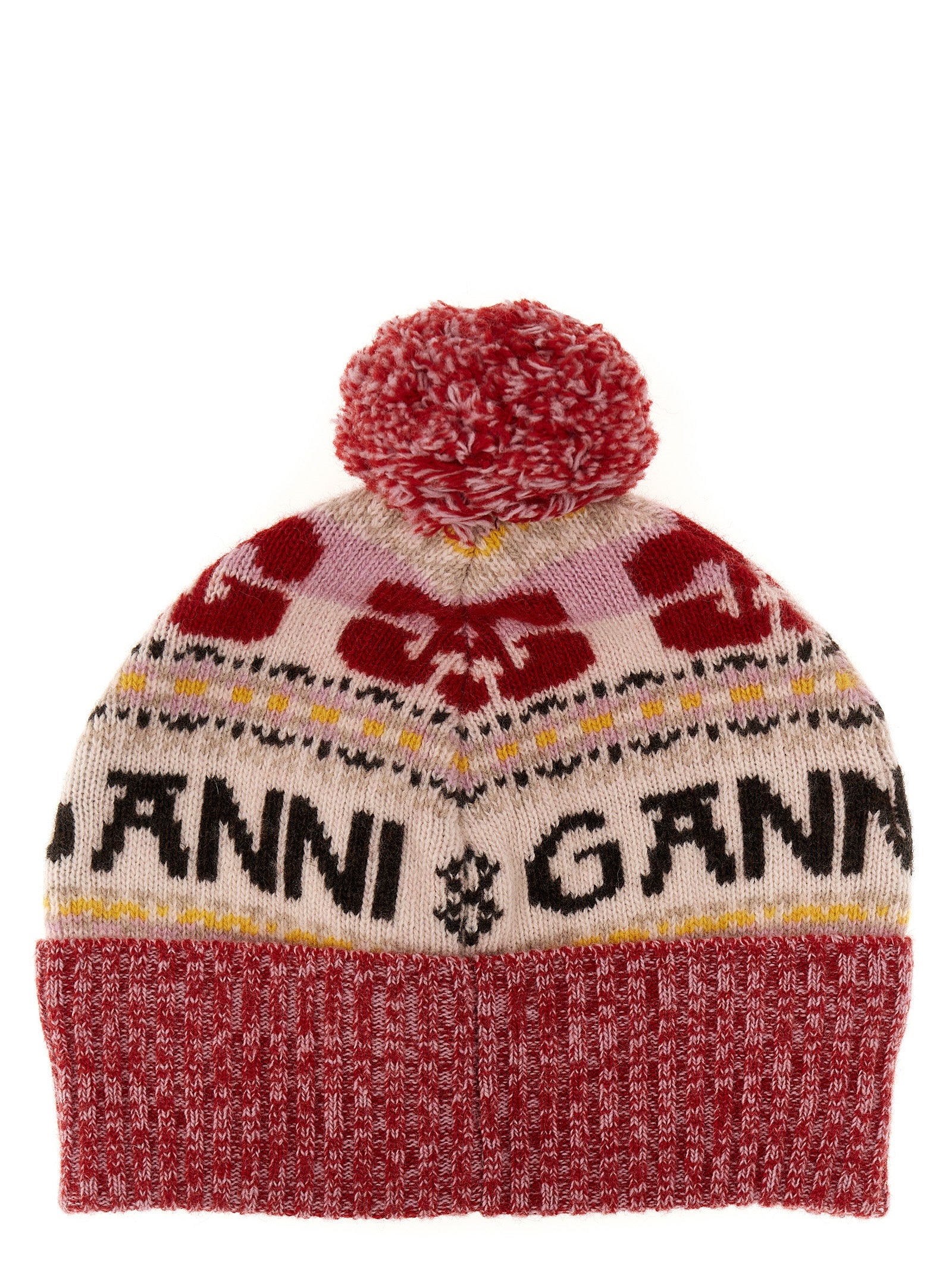 Ganni Intarsia Beanie