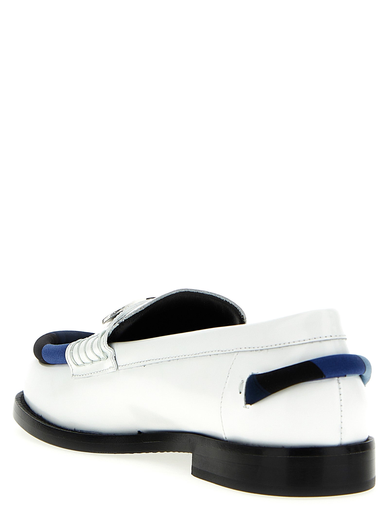 Emilio Pucci Logo Leather Loafers