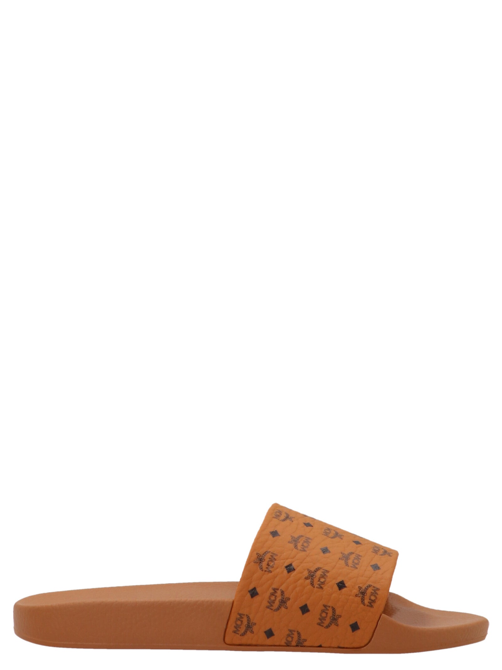 Mcm All-Over Monogram Slides