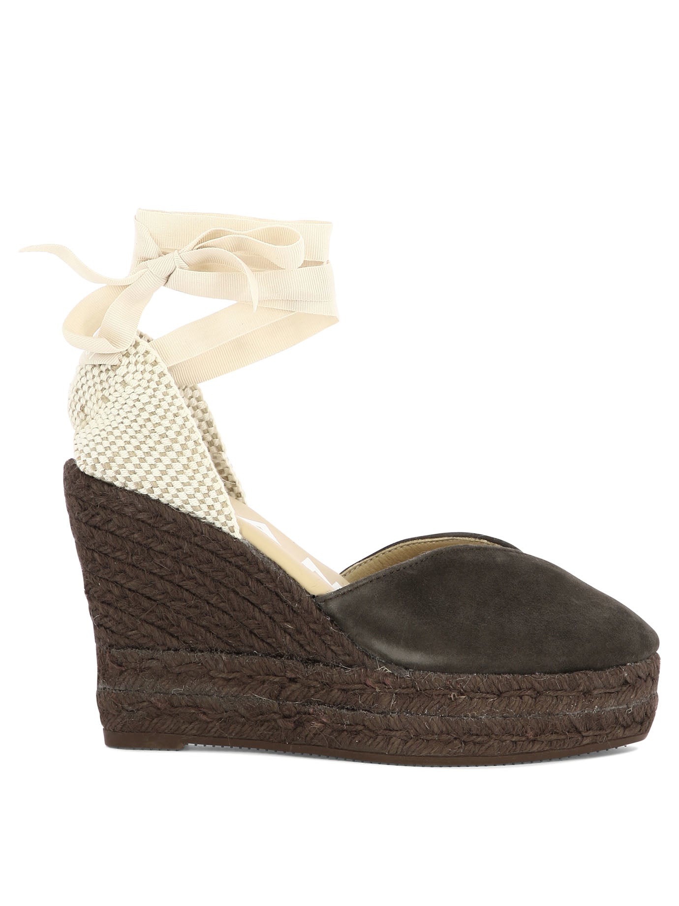 Manebi Heart-Shaped Wedge Espadrilles