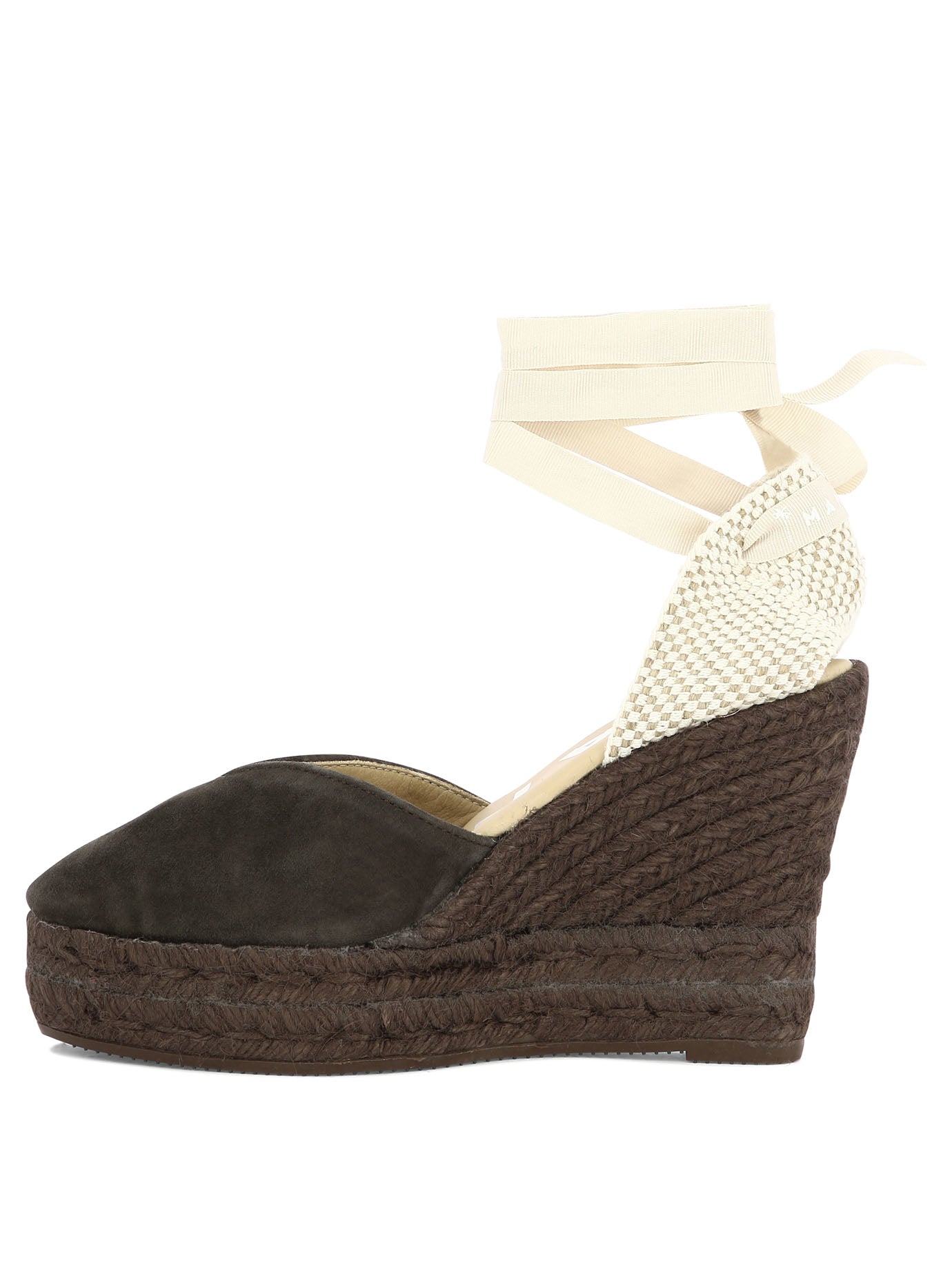 Manebi Heart-Shaped Wedge Espadrilles